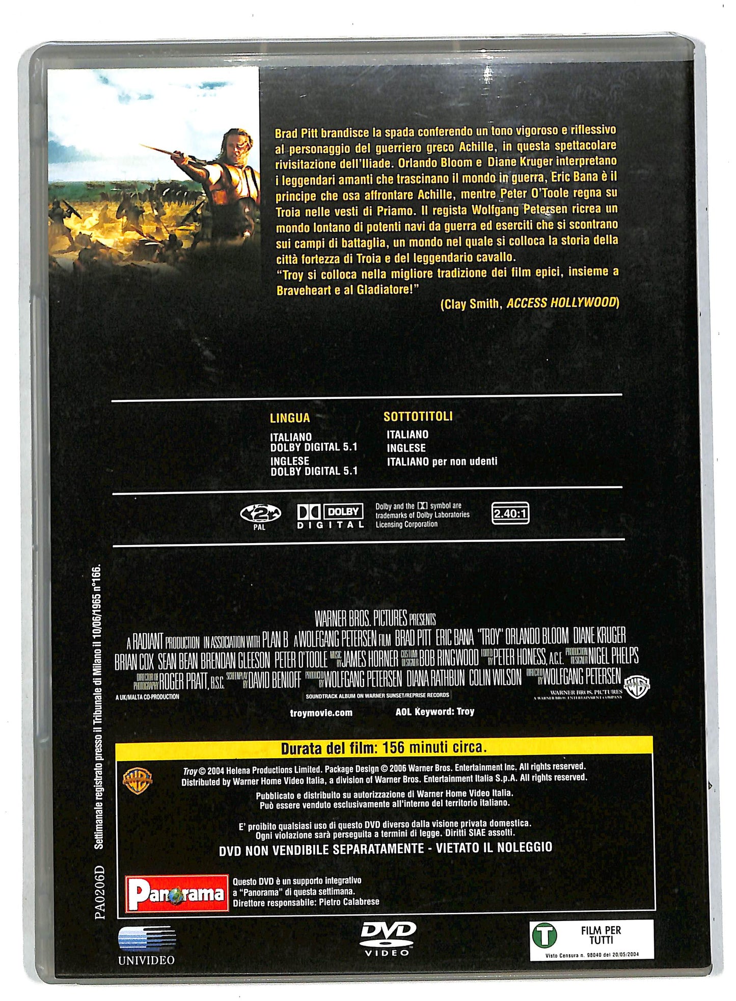 EBOND Troy EDITORIALE DVD DB568660