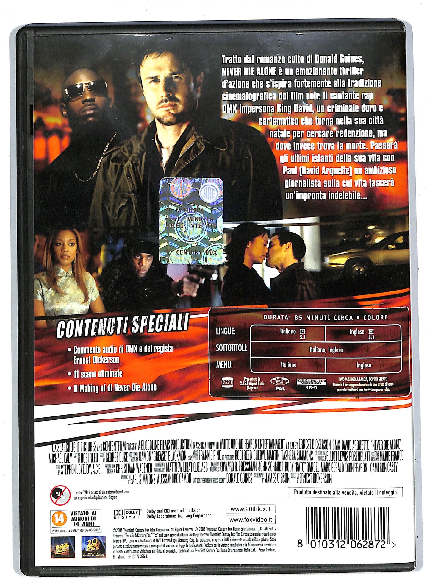 EBOND Never die alone DVD DB569133