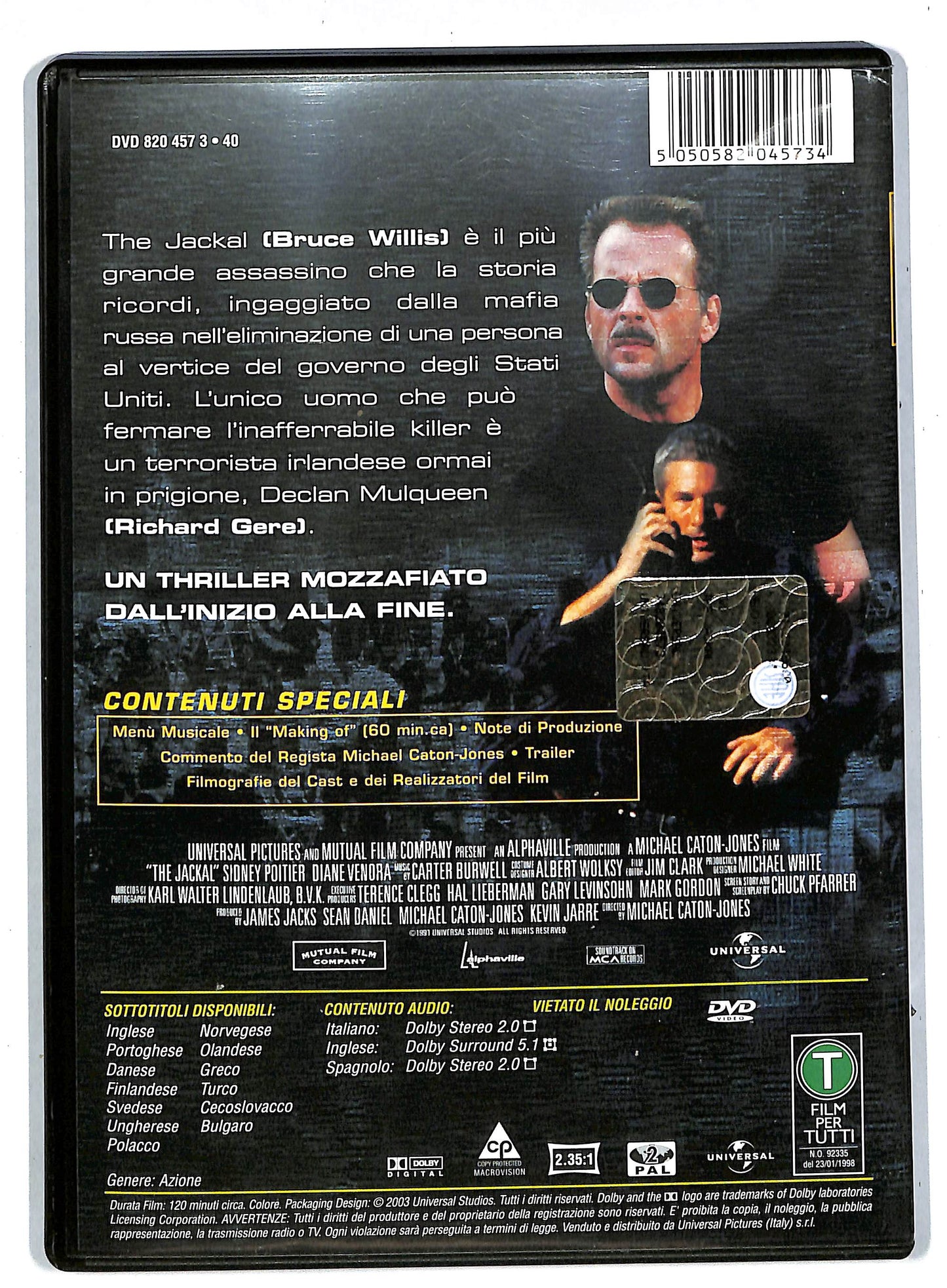 EBOND The Jackal DVD DB569136