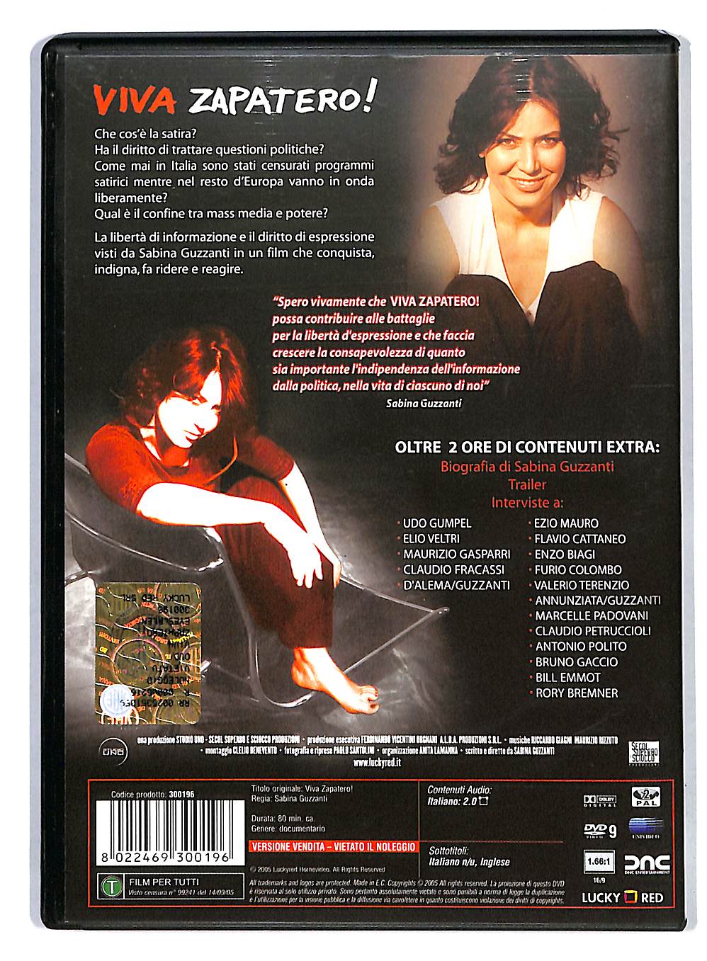 EBOND Viva Zapatero! DVD DB569618