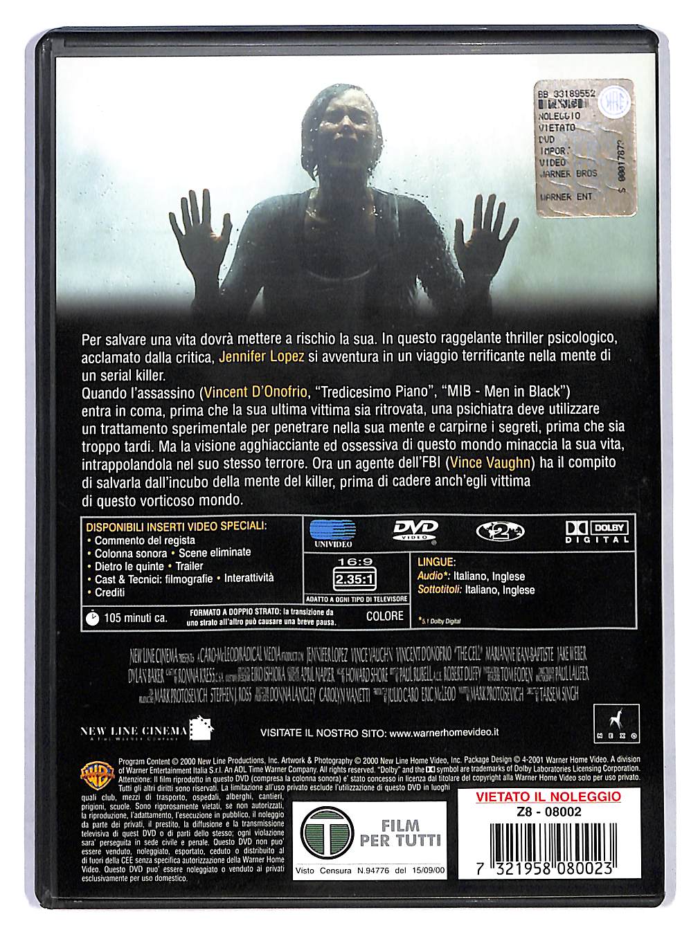 EBOND The Cell - La cellula DVD DB569660