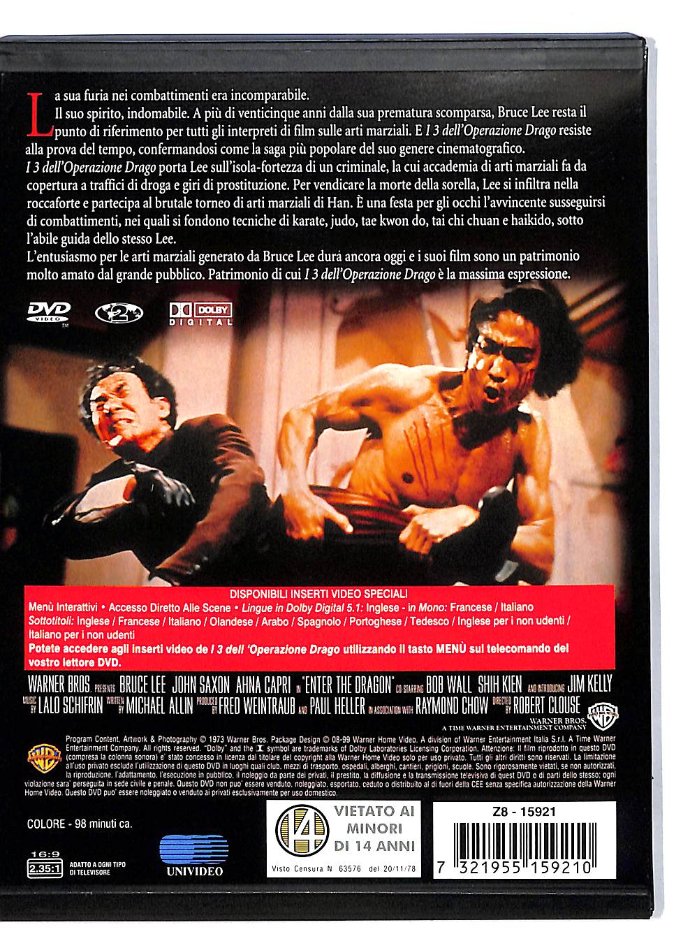 EBOND I 3 Dell'Operazione Drago SNAPPER DVD DB569842