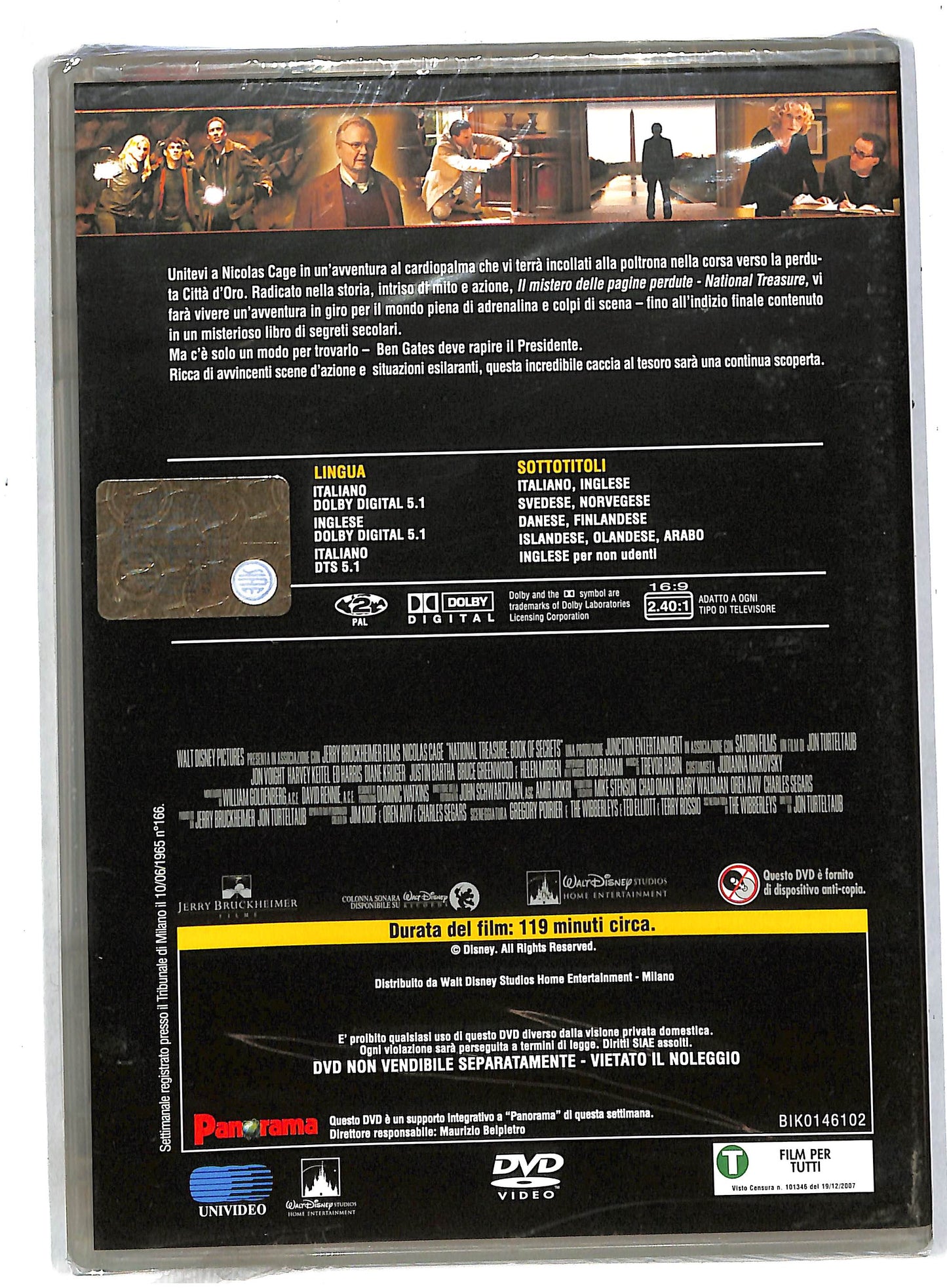 EBOND Il mistero delle pagine perdute EDITORIALE DVD DB570111