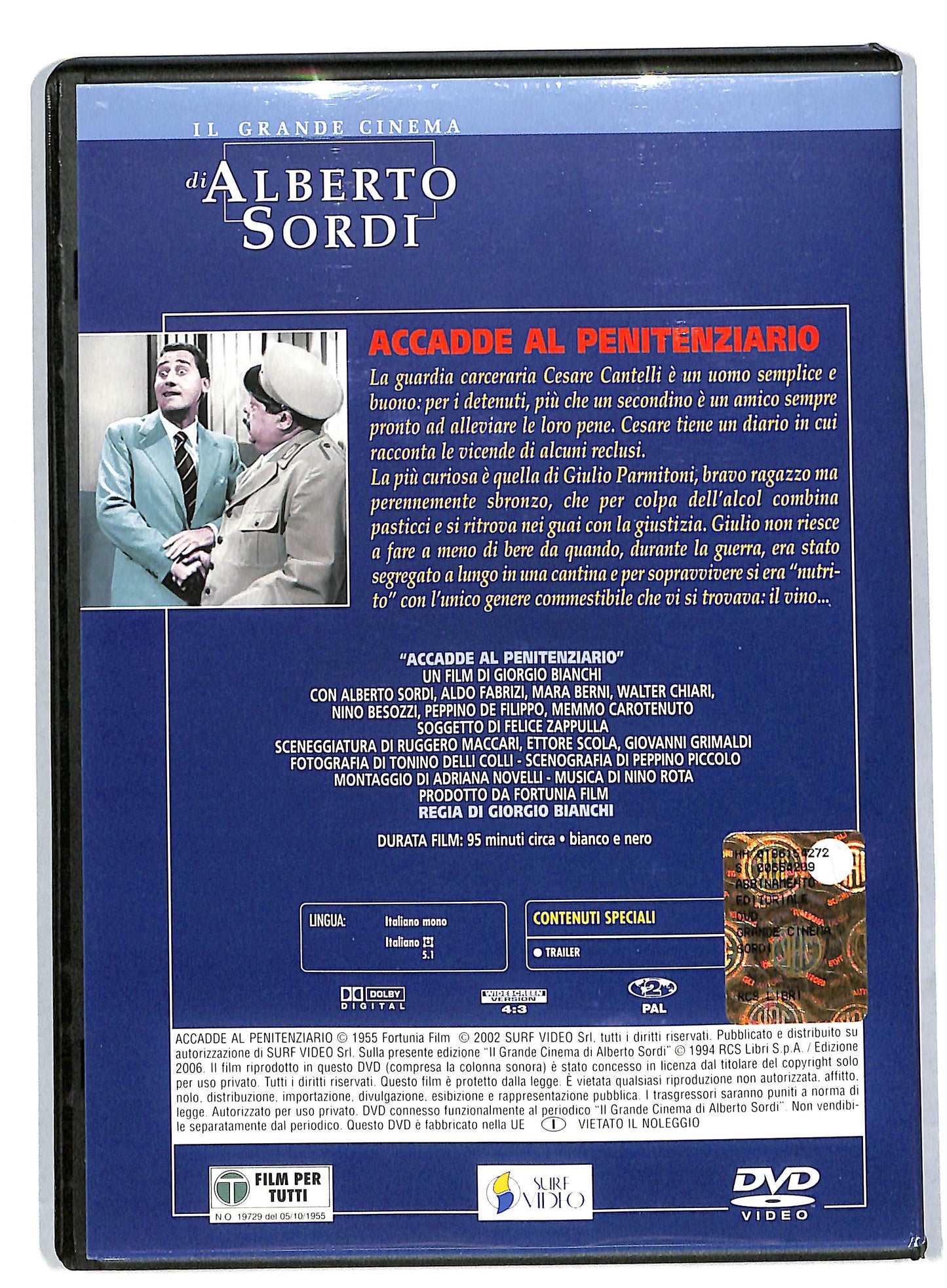 EBOND Accadde al penitenziario EDITORIALE DVD DB570149