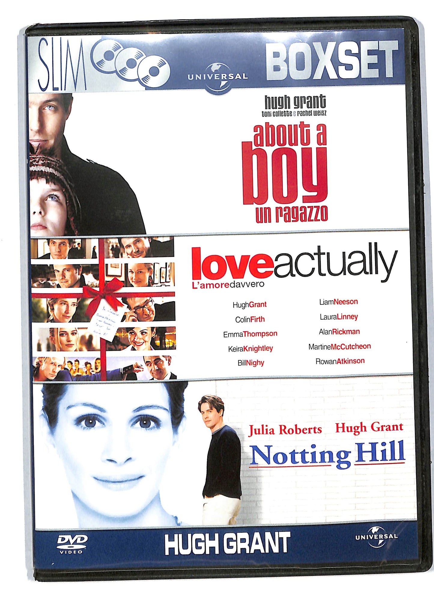 EBOND Box set 3 film - about a boy - love actually - notting hill DVD DB570150