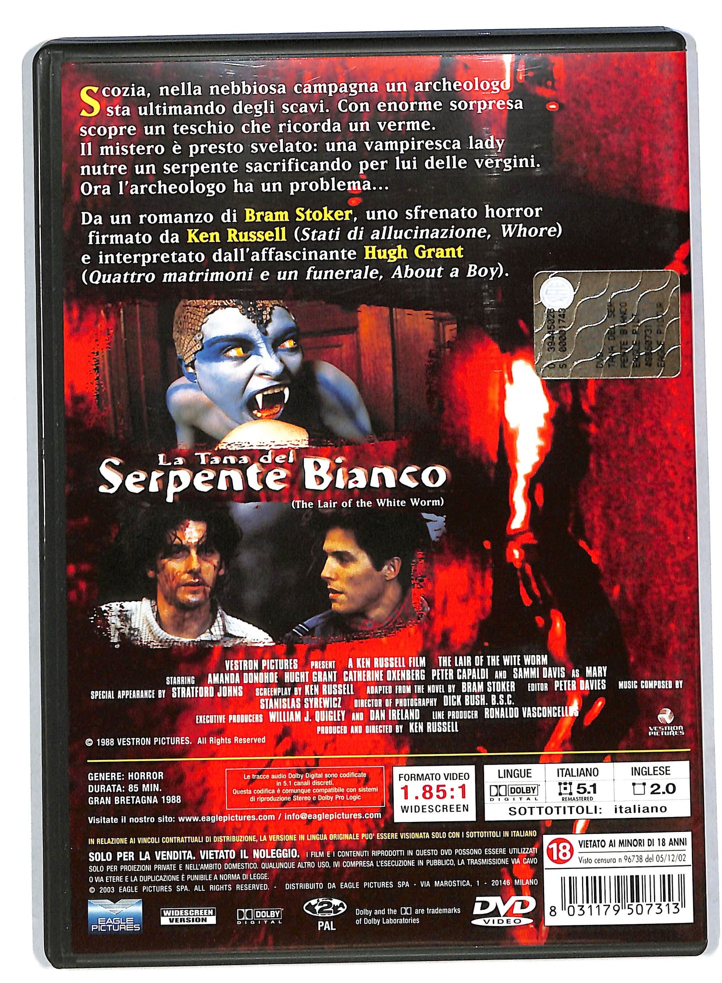 EBOND La tana del serpente bianco DVD DB570155