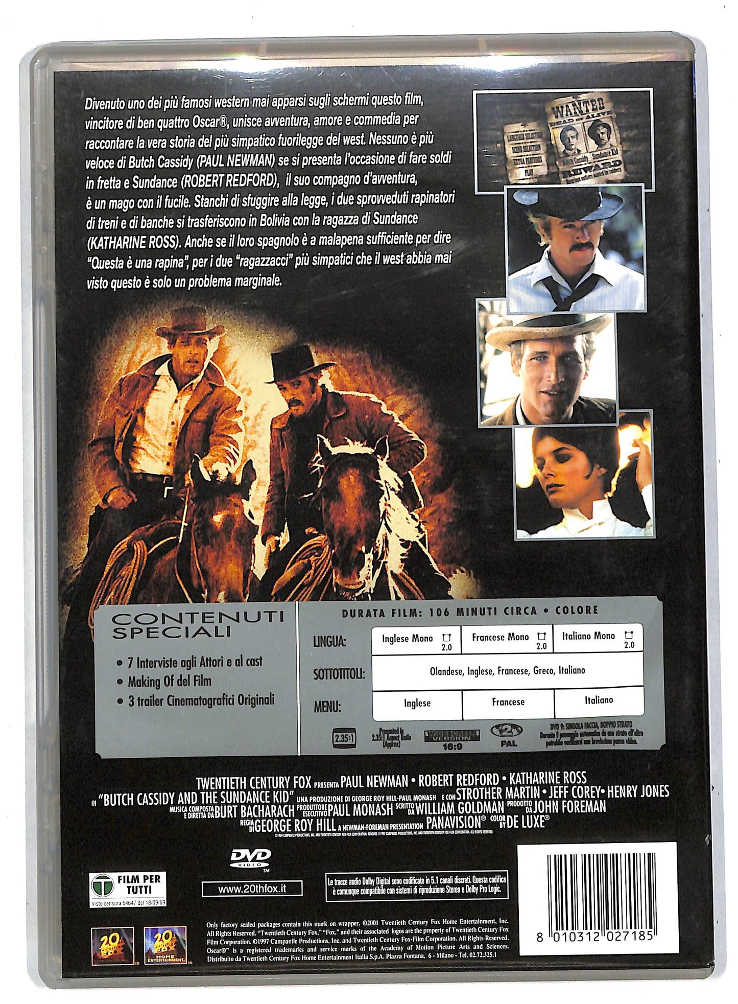 EBOND Butch Cassidy EDIZIONE SPECIALE DVD DB570335