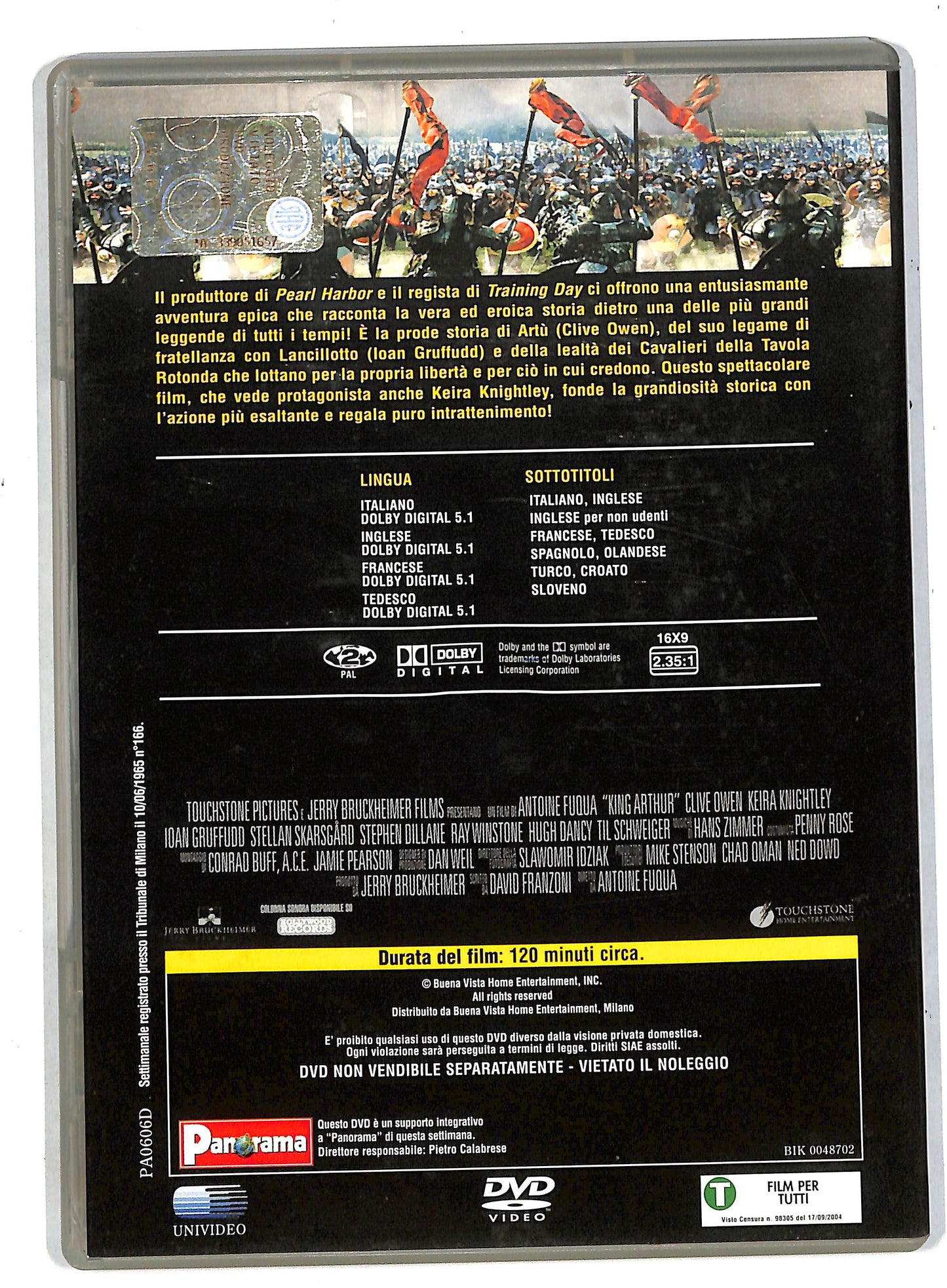 EBOND King arthur EDITORIALE DVD DB570816