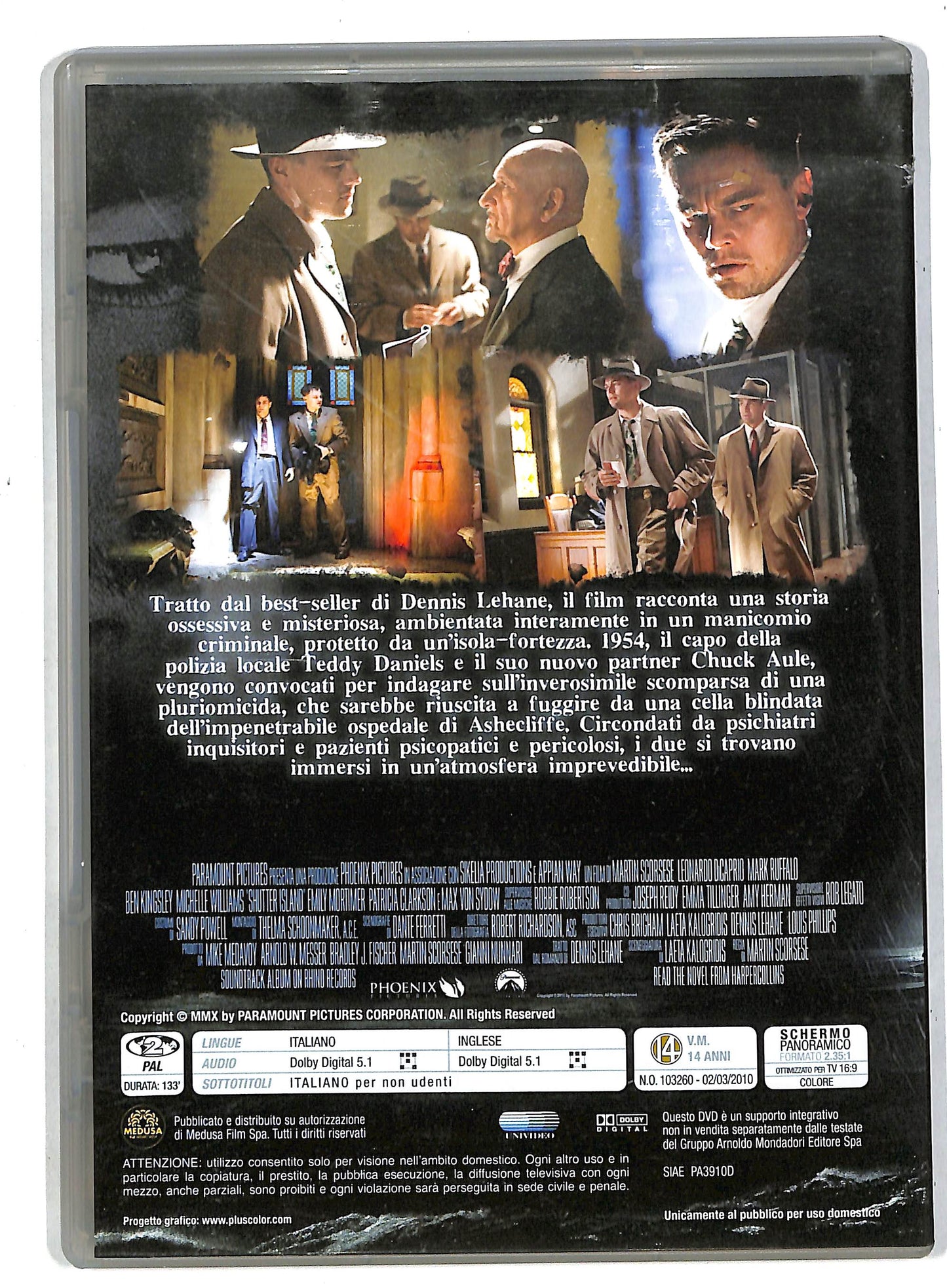 EBOND Shutter island EDITORIALE DVD DB570823