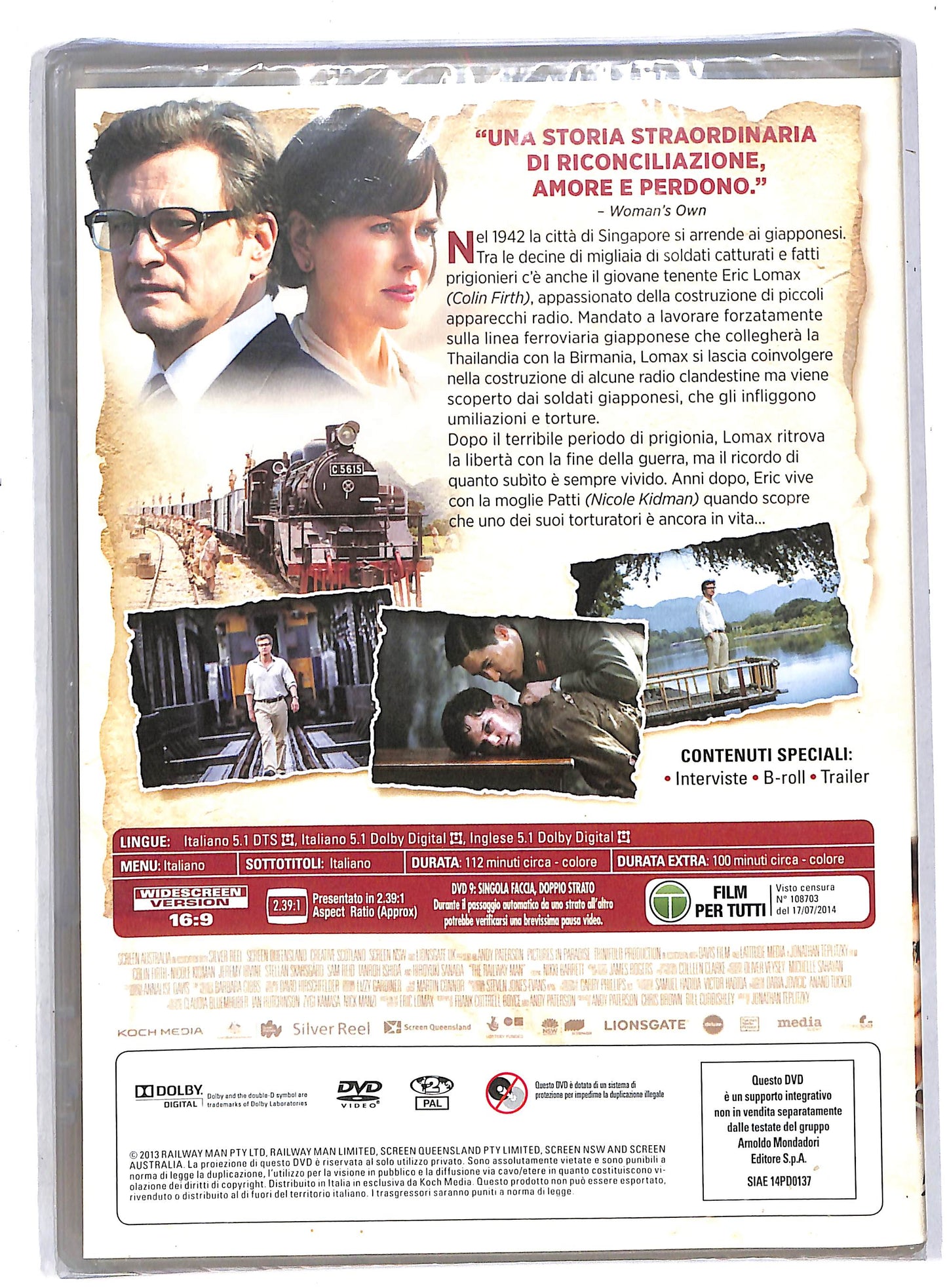 EBOND Le due vie del destino The Railway Man EDITORIALE DVD DB570865