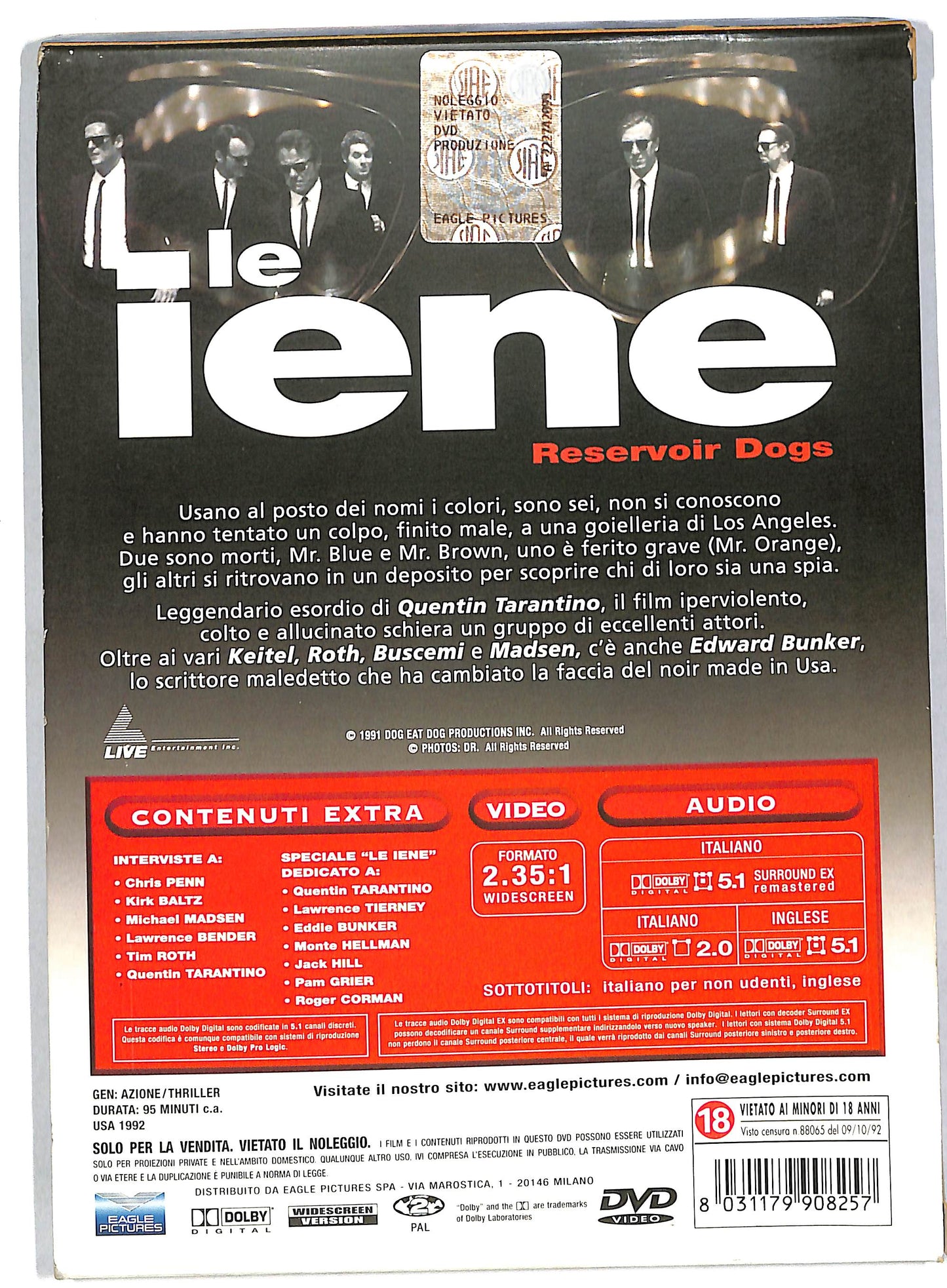 EBOND Le iene ( 2 dischi) SLIPCASE DVD DB571134