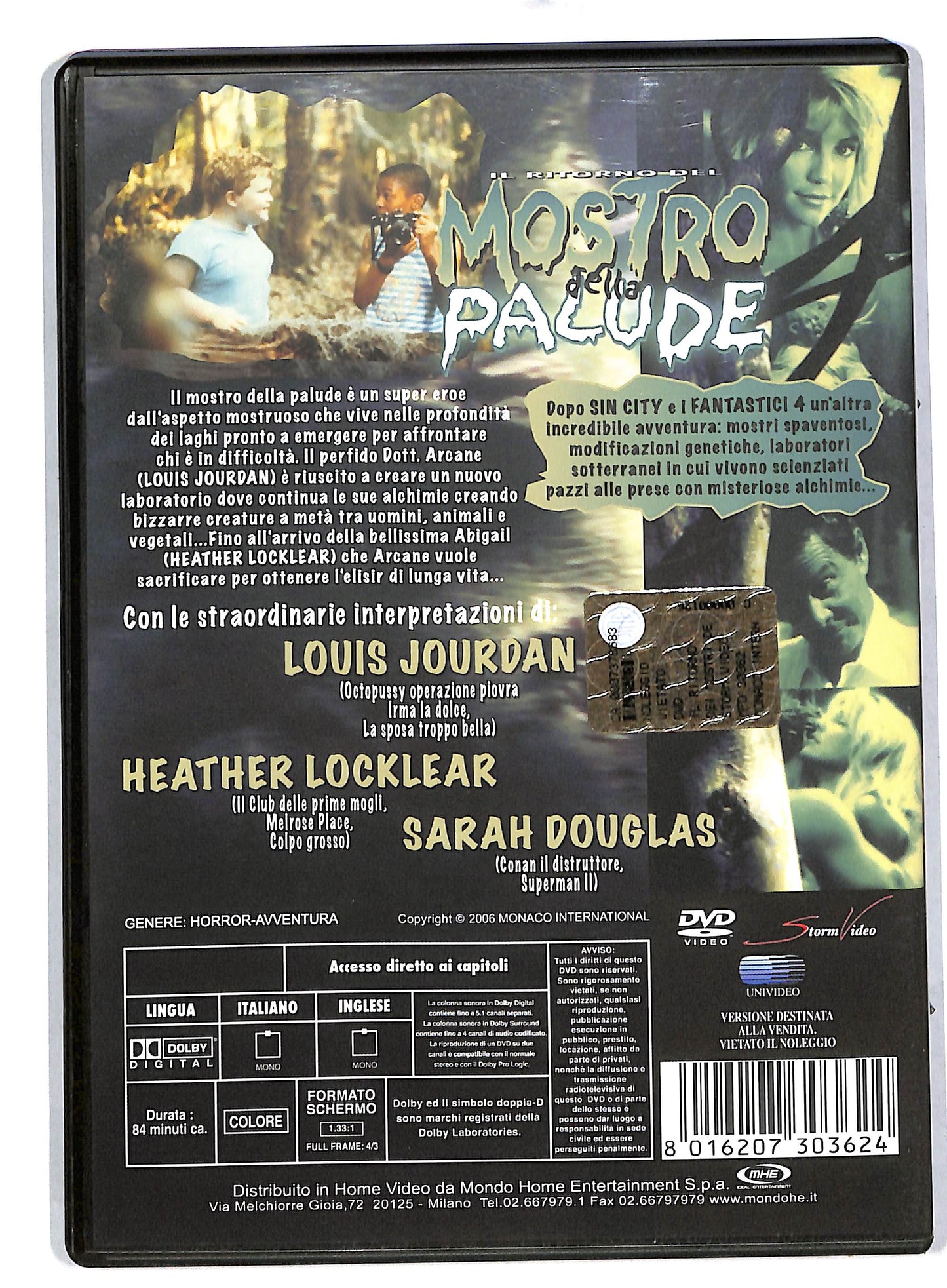 EBOND Il ritorno del mostro della palude DVD DB571155