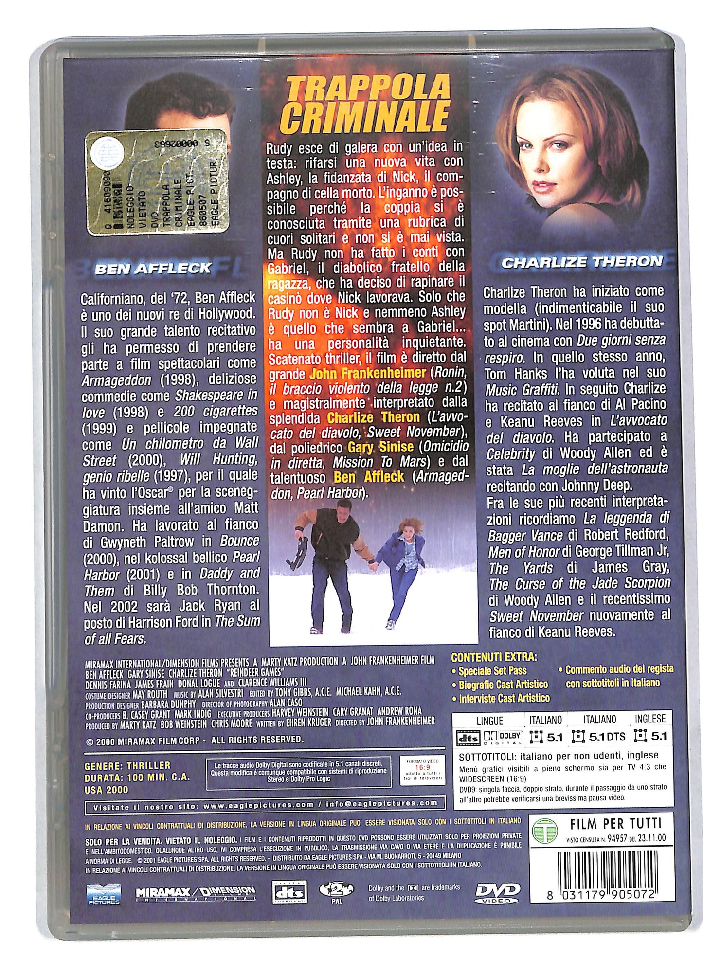 EBOND Trappola Criminale DVD DB571331