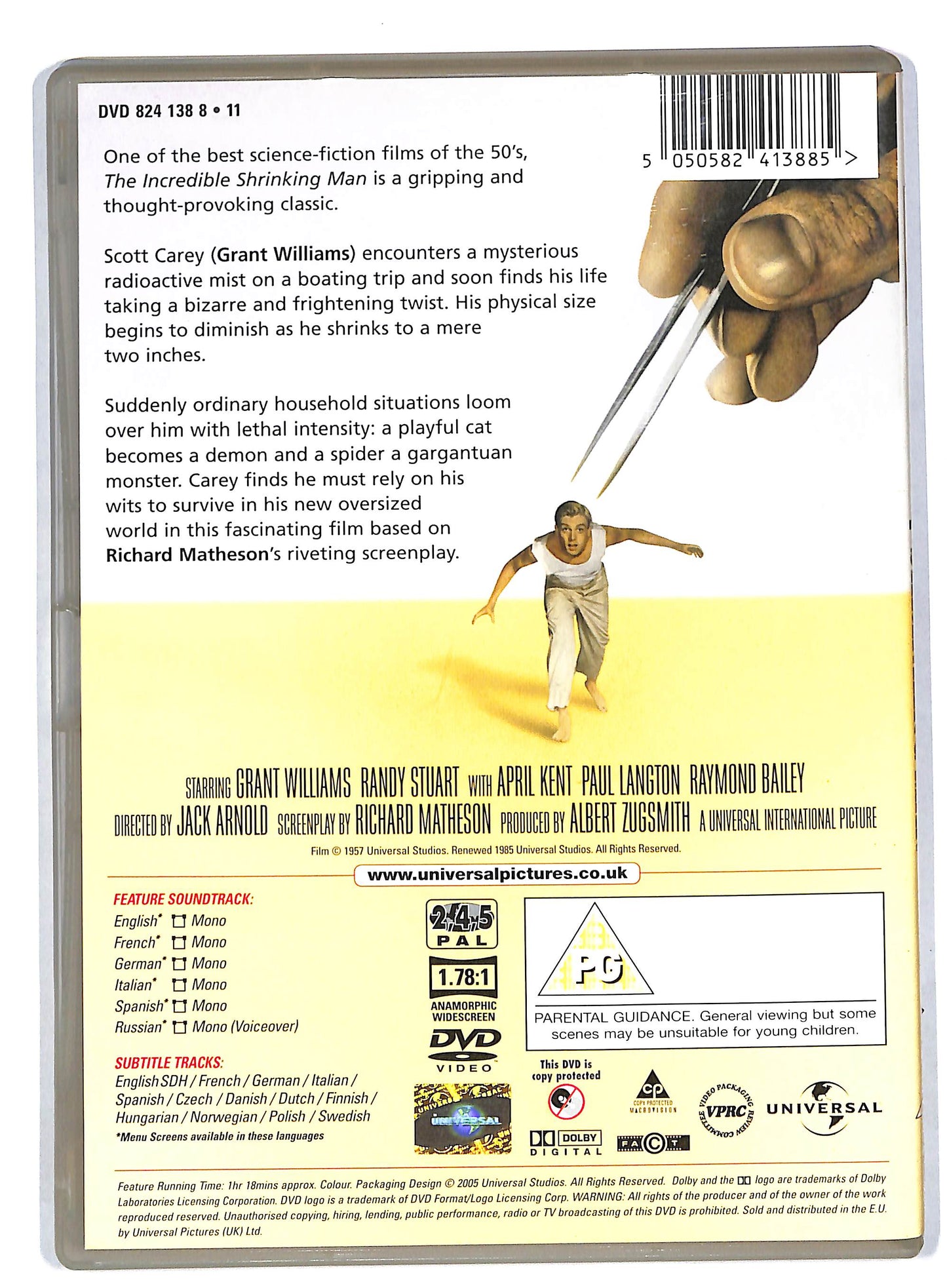 EBOND Incredible Shrinking Man EDIZIONE UK DVD DB571359