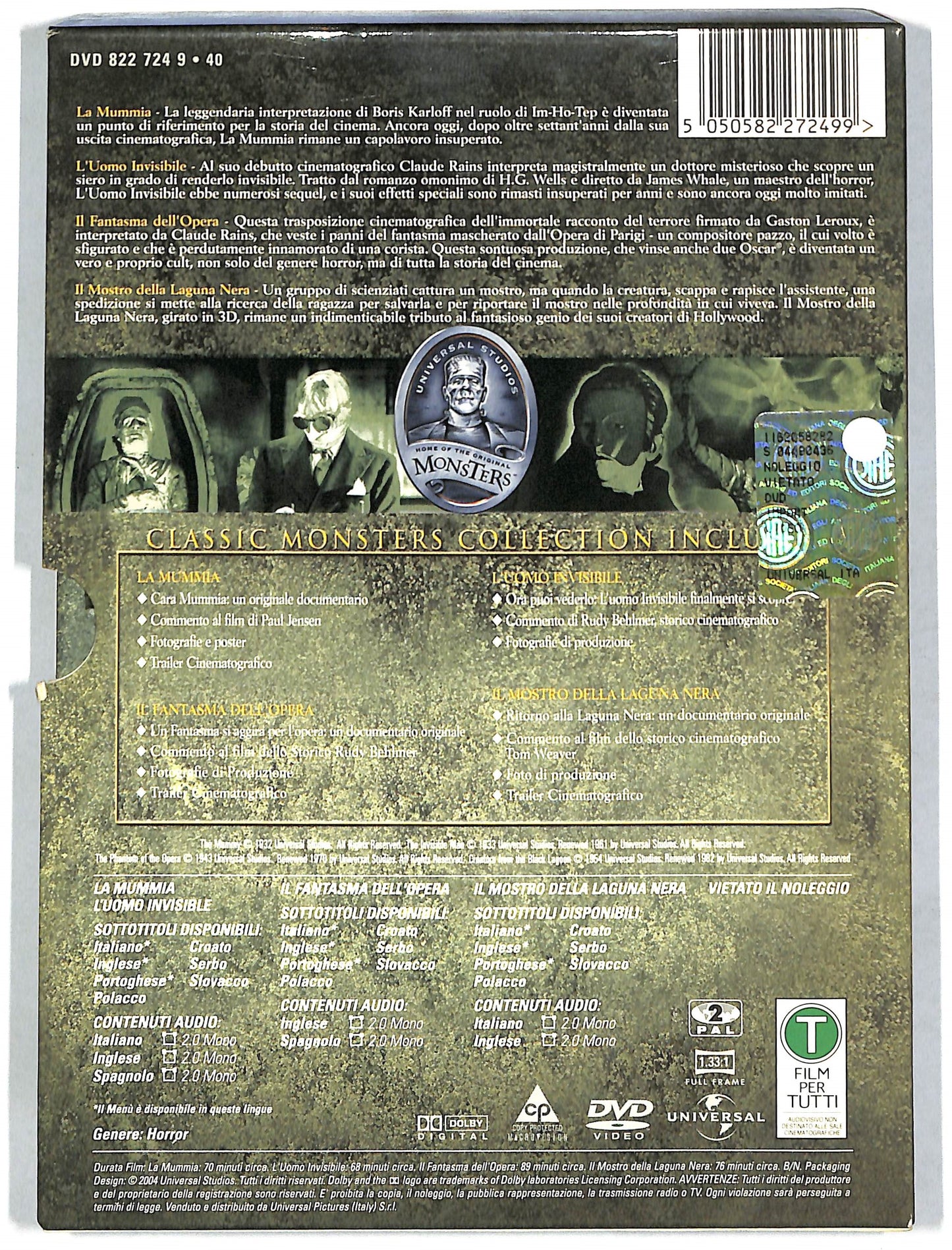 EBOND Classic Monster Collection DVD DB571614