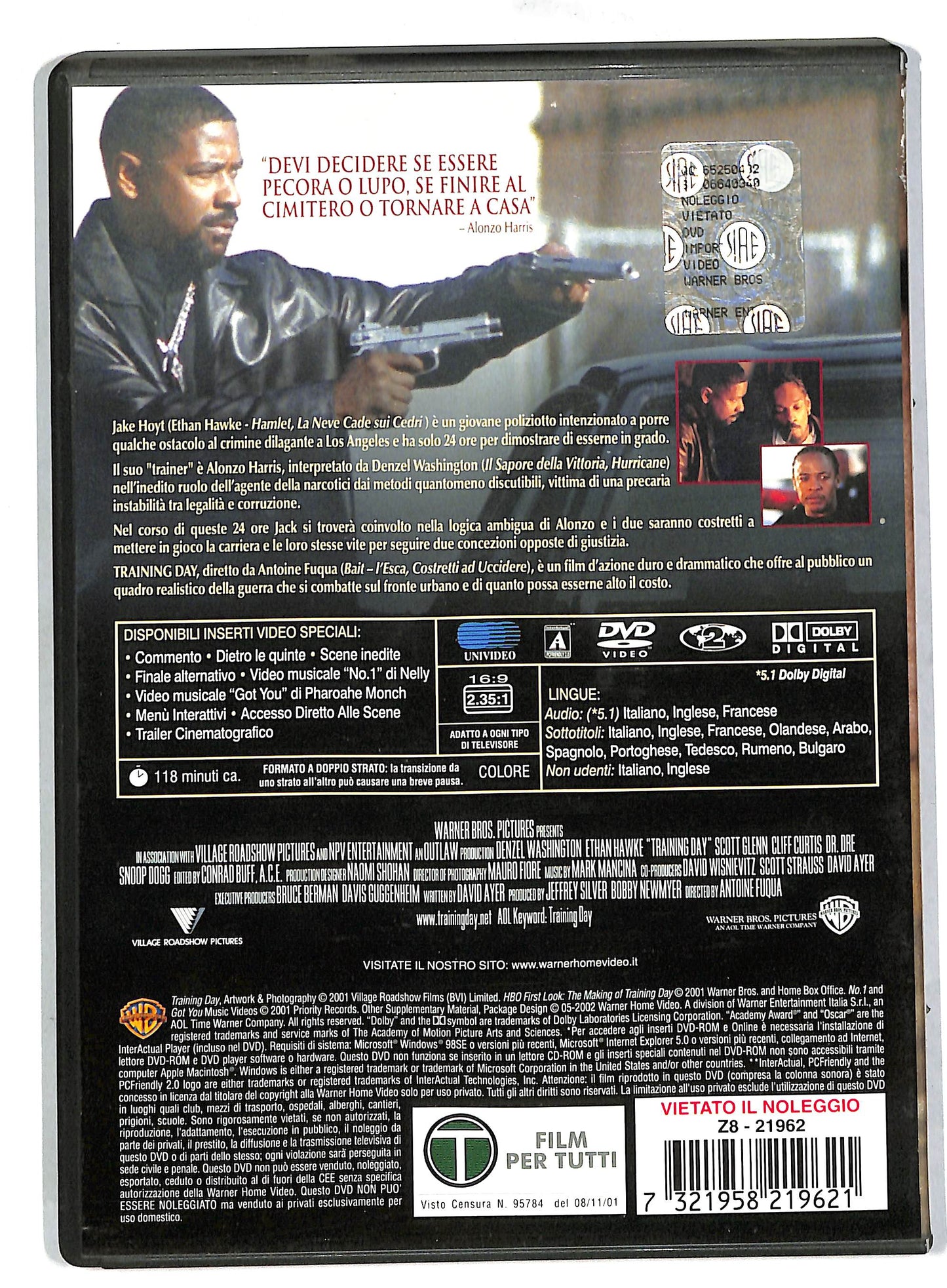 EBOND Training Day Di Denzel Washington DVD DB571640