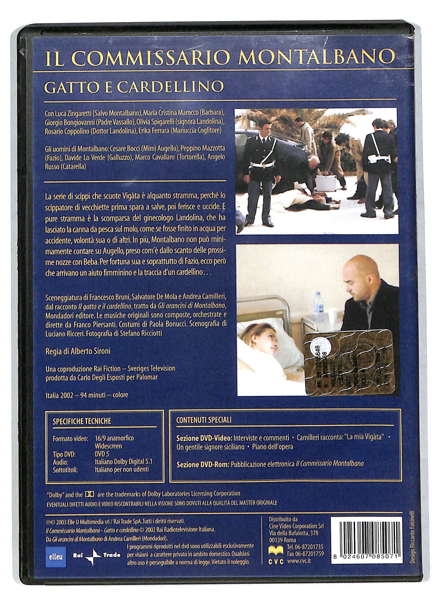 EBOND Il Commissatio Montalbano Gatto e Cardellino DVD DB571853