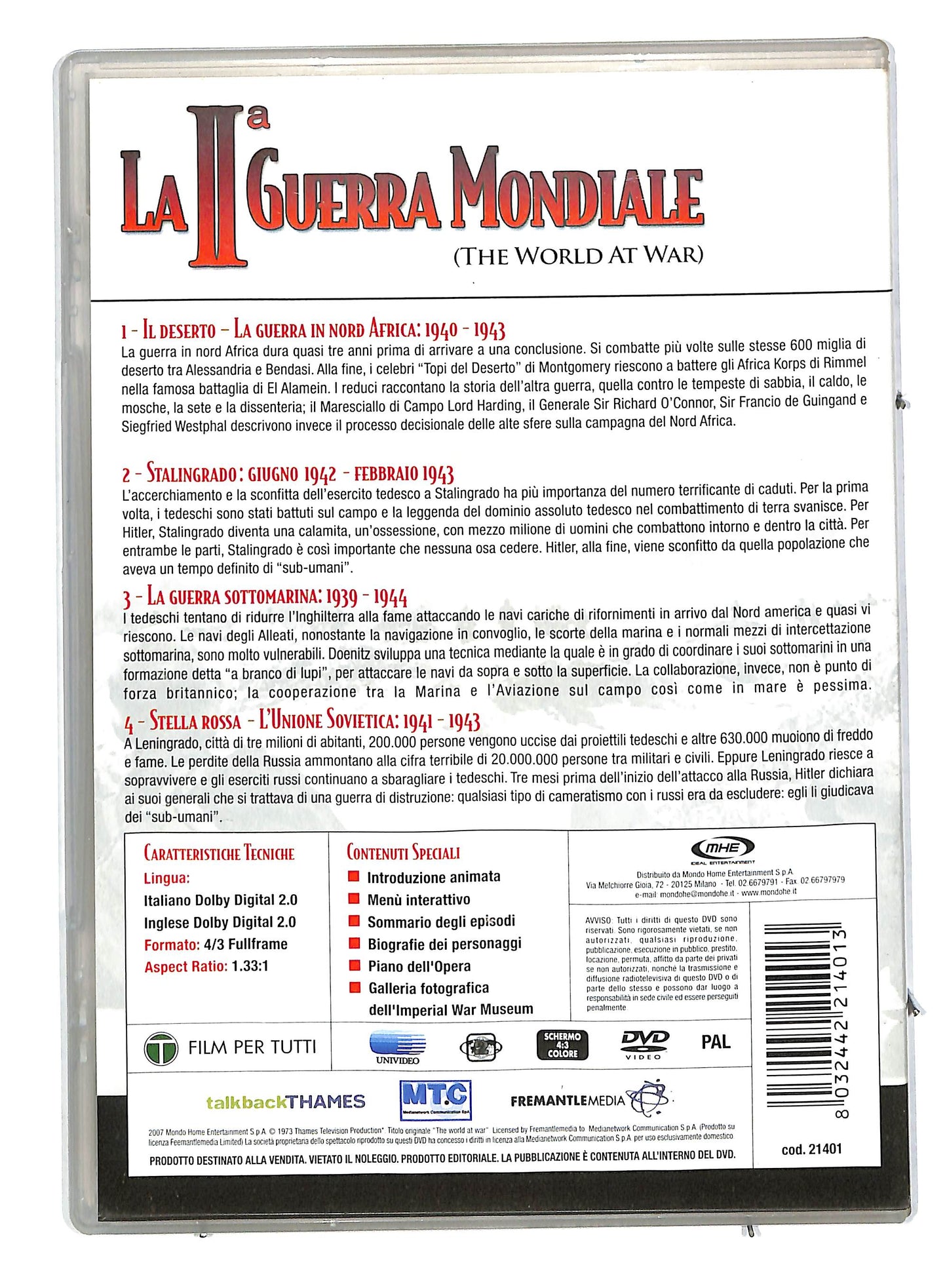 EBOND La 2° guerra mondiale the world at war volume 3 DVD DB572117