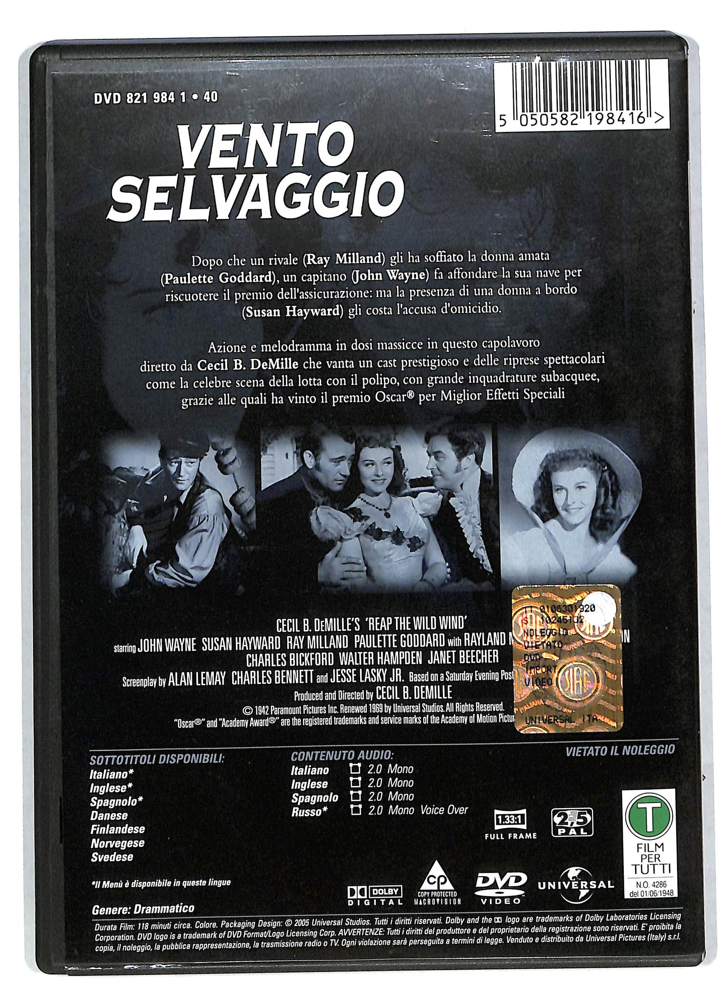 EBOND Vento selvaggio DVD DB572132