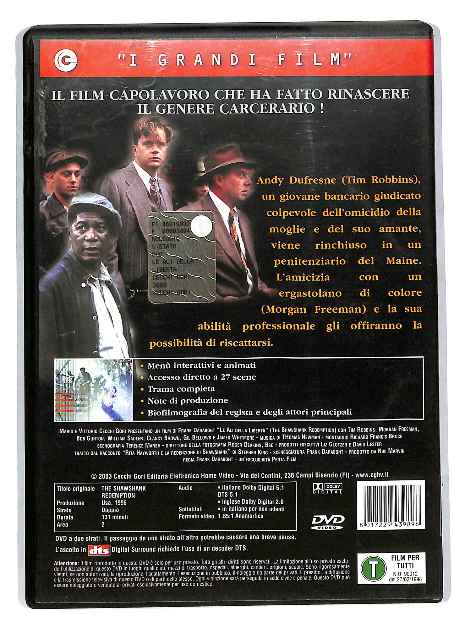 EBOND Le Ali Della Liberta DVD DB572135