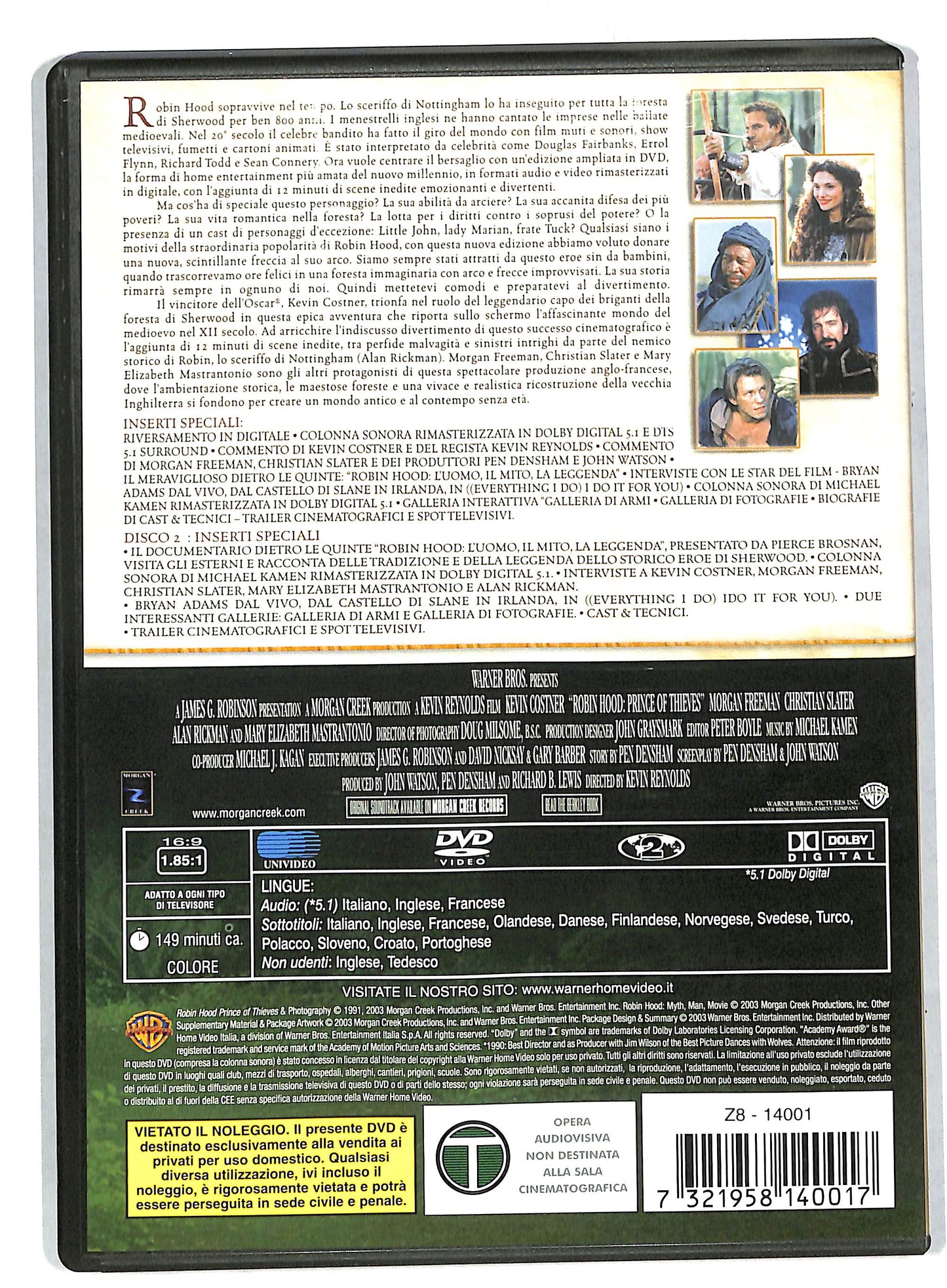 EBOND Robin Hood - Principe dei ladri EDIZIONE SPECIALE DVD DB572136