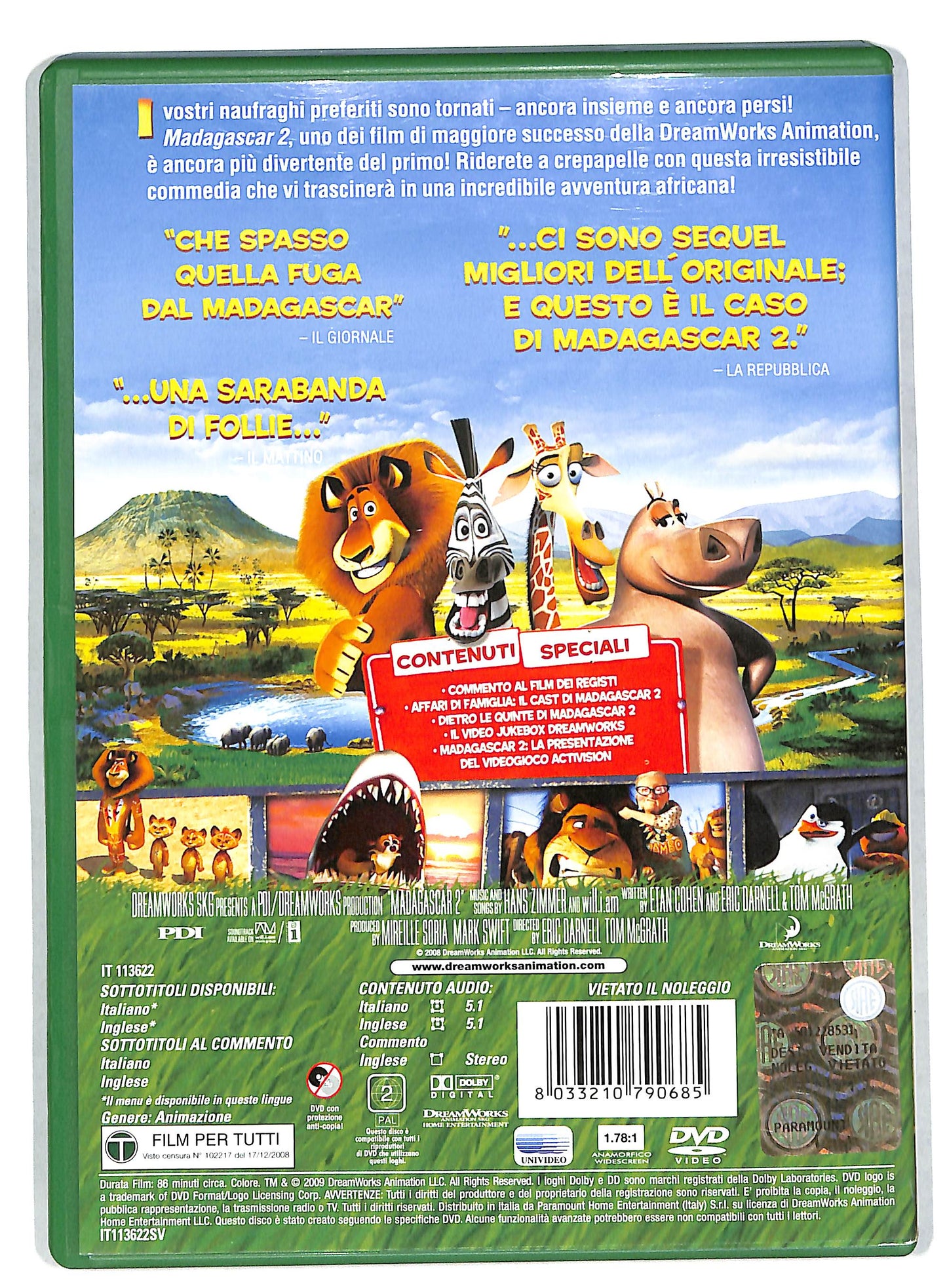 EBOND Madagascar 2 DVD DB572158