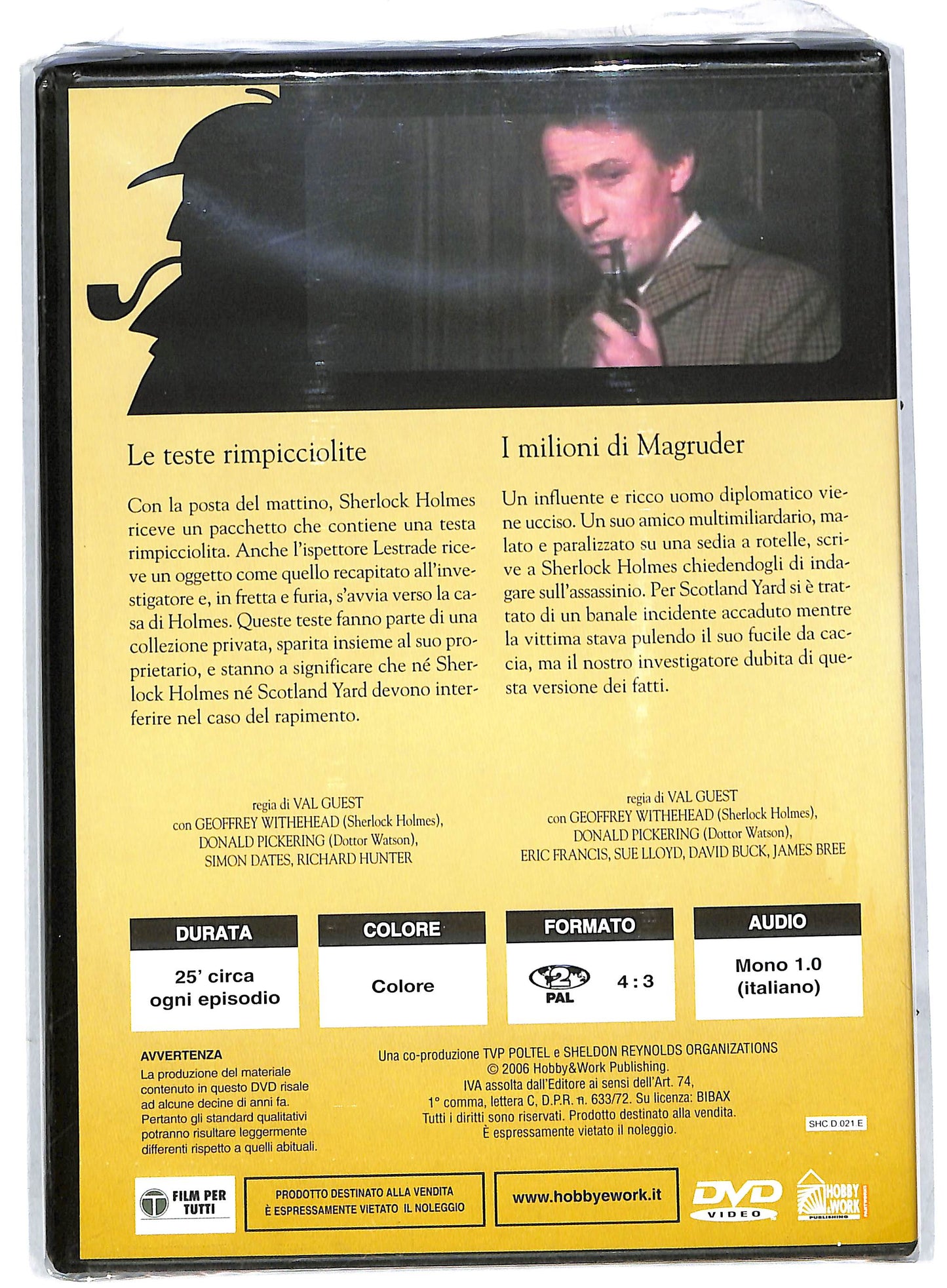 EBOND Sherlock Holmes vol 21 - Le teste rimpicciolite EDITORIALE DVD DB573114