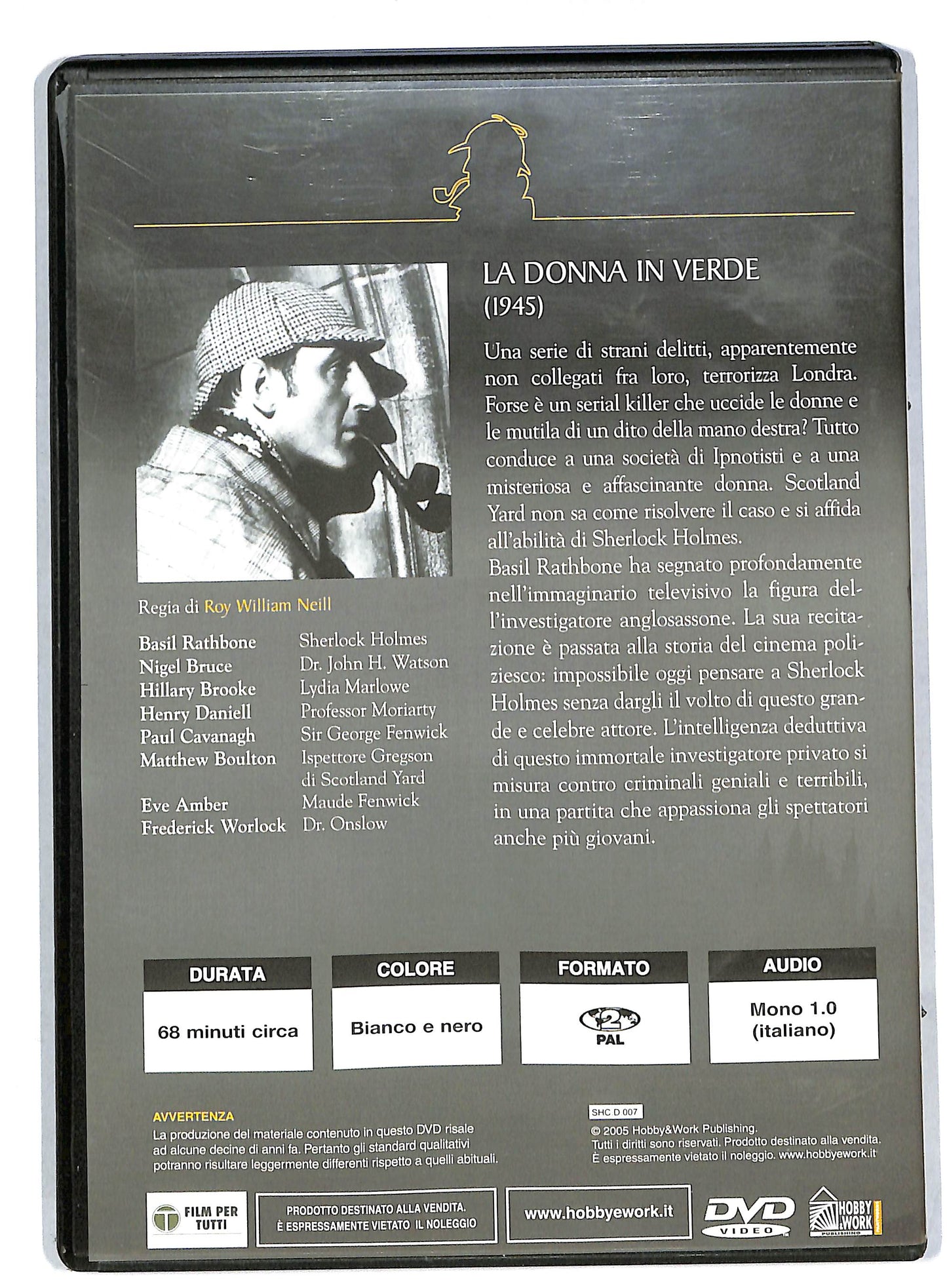 EBOND Sherlock Holmes Collection - La donna in verde EDITORIALE DVD DB573117