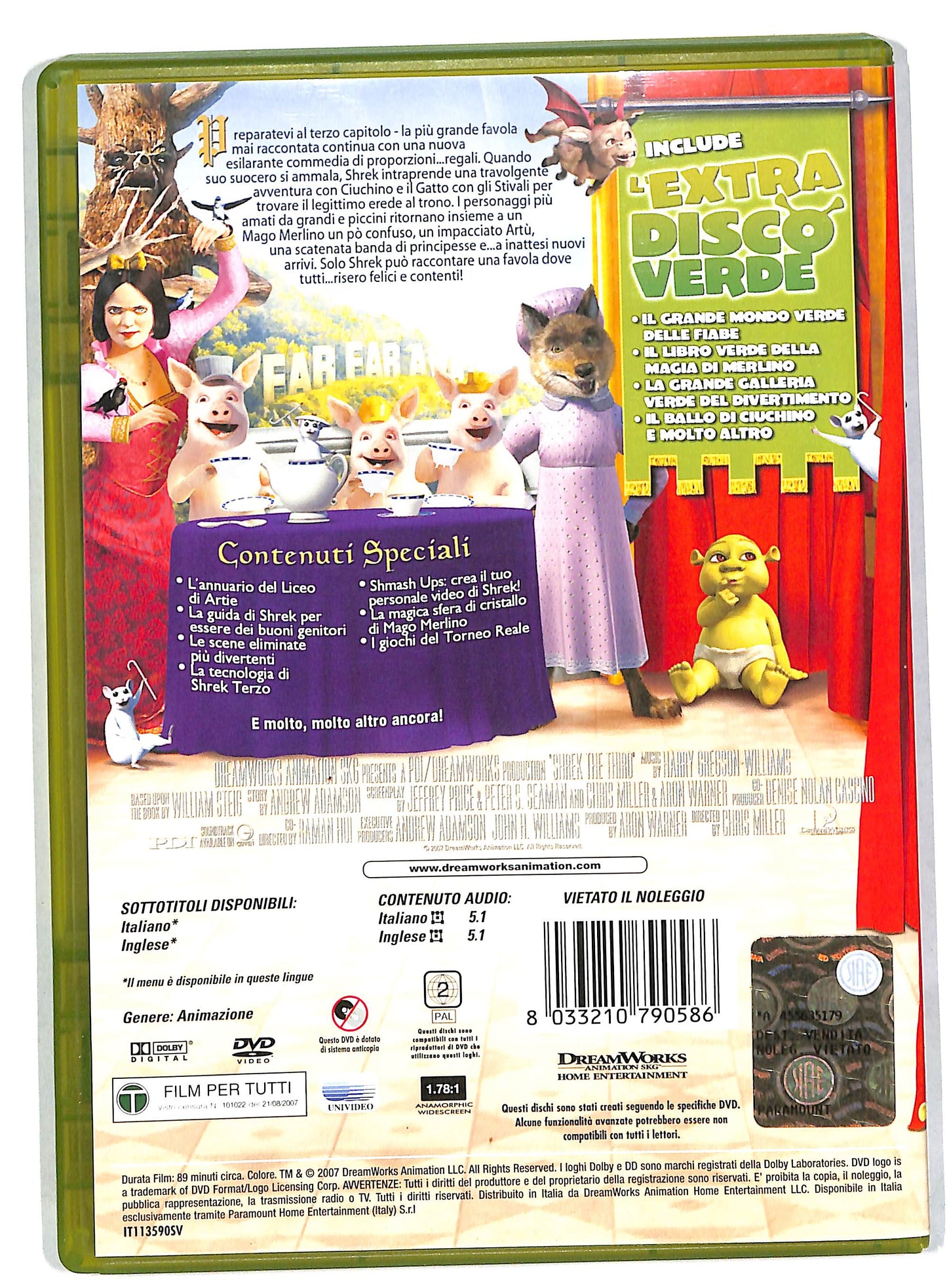 EBOND Shrek Terzo EDIZIONE SPECIALE DVD DB573142