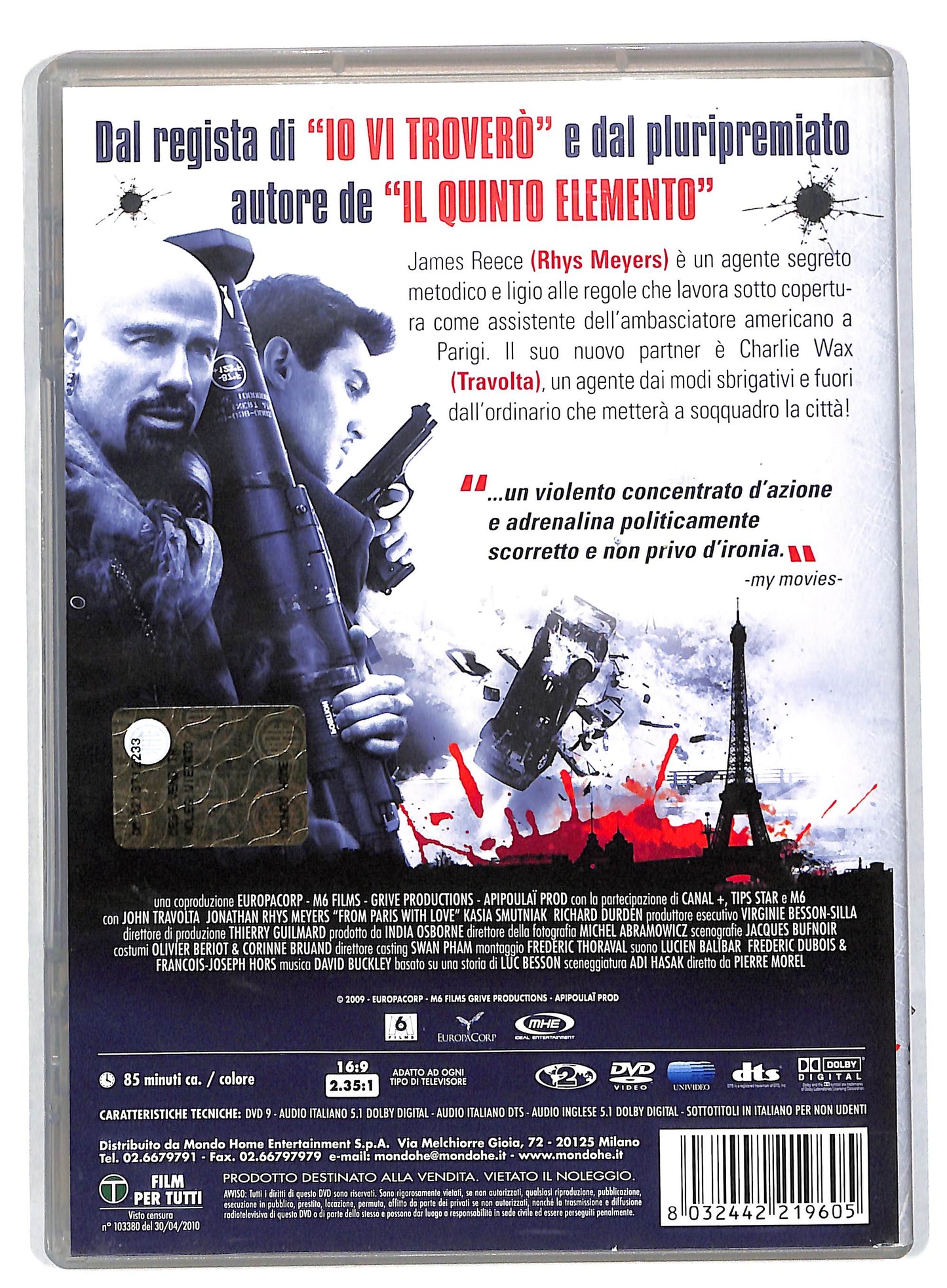 EBOND From Paris with Love DVD DB575164