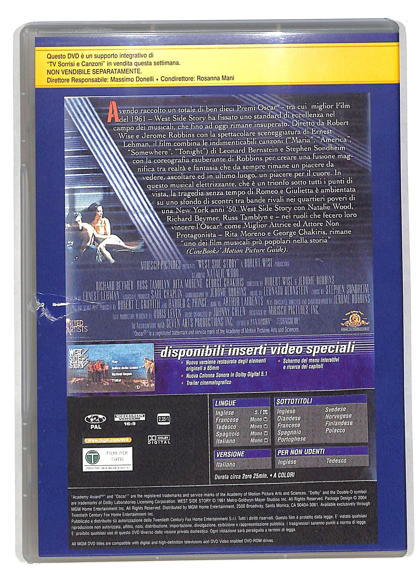 EBOND West Side Story EDITORIALE DVD DB576614