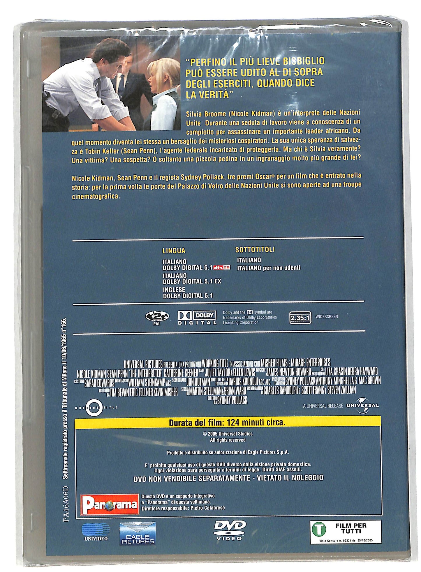 EBOND The interpreter EDITORIALE DVD DB576617