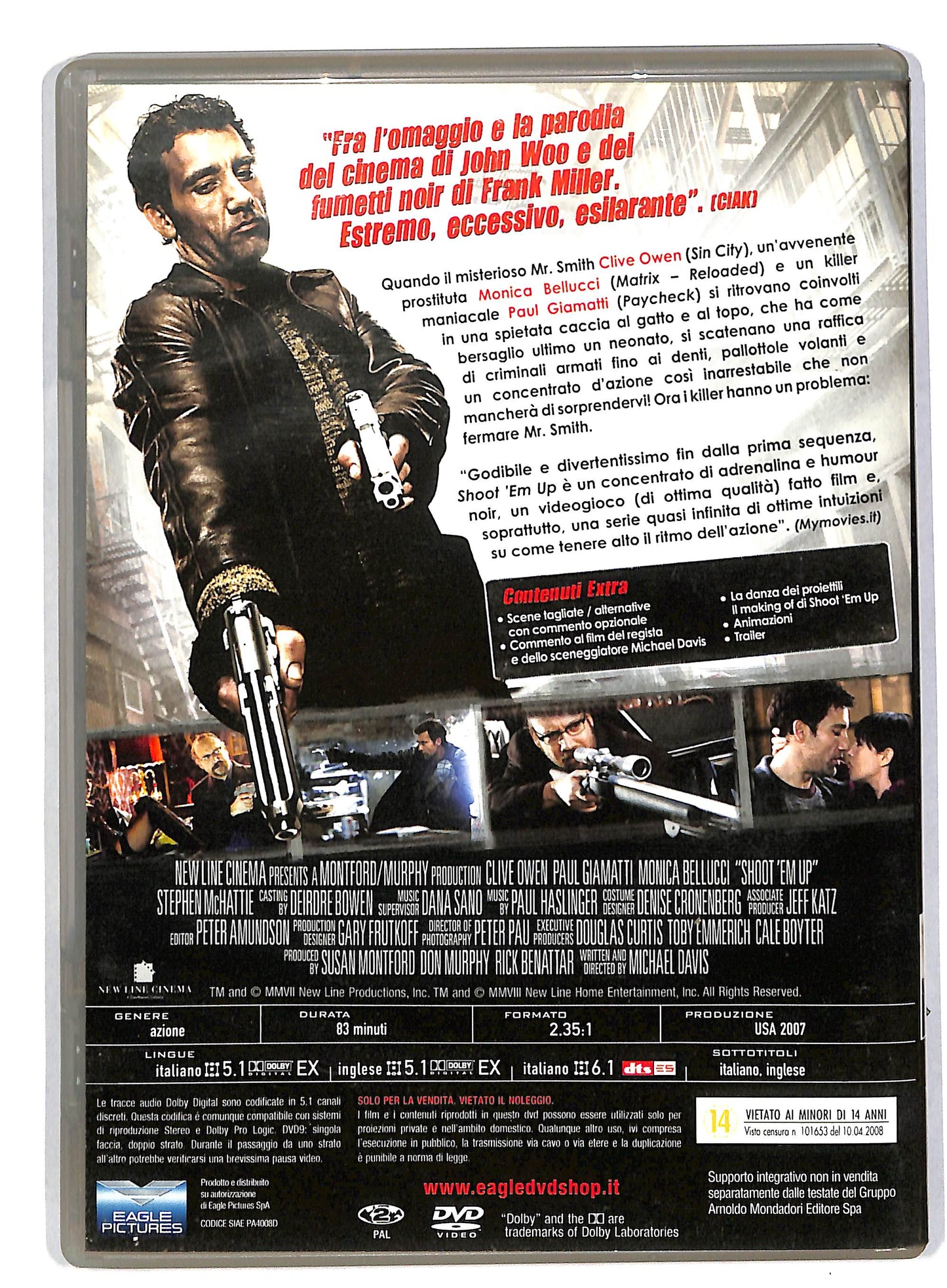 EBOND Shoot 'Em Up - Spara O Muori EDITORIALE DVD DB578603