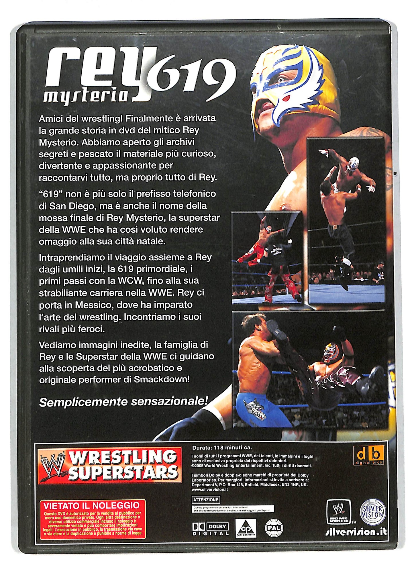 EBOND Wrestling Superstars - Rey Mysterio 619 vol 1 EDITORIALE DVD DB578632