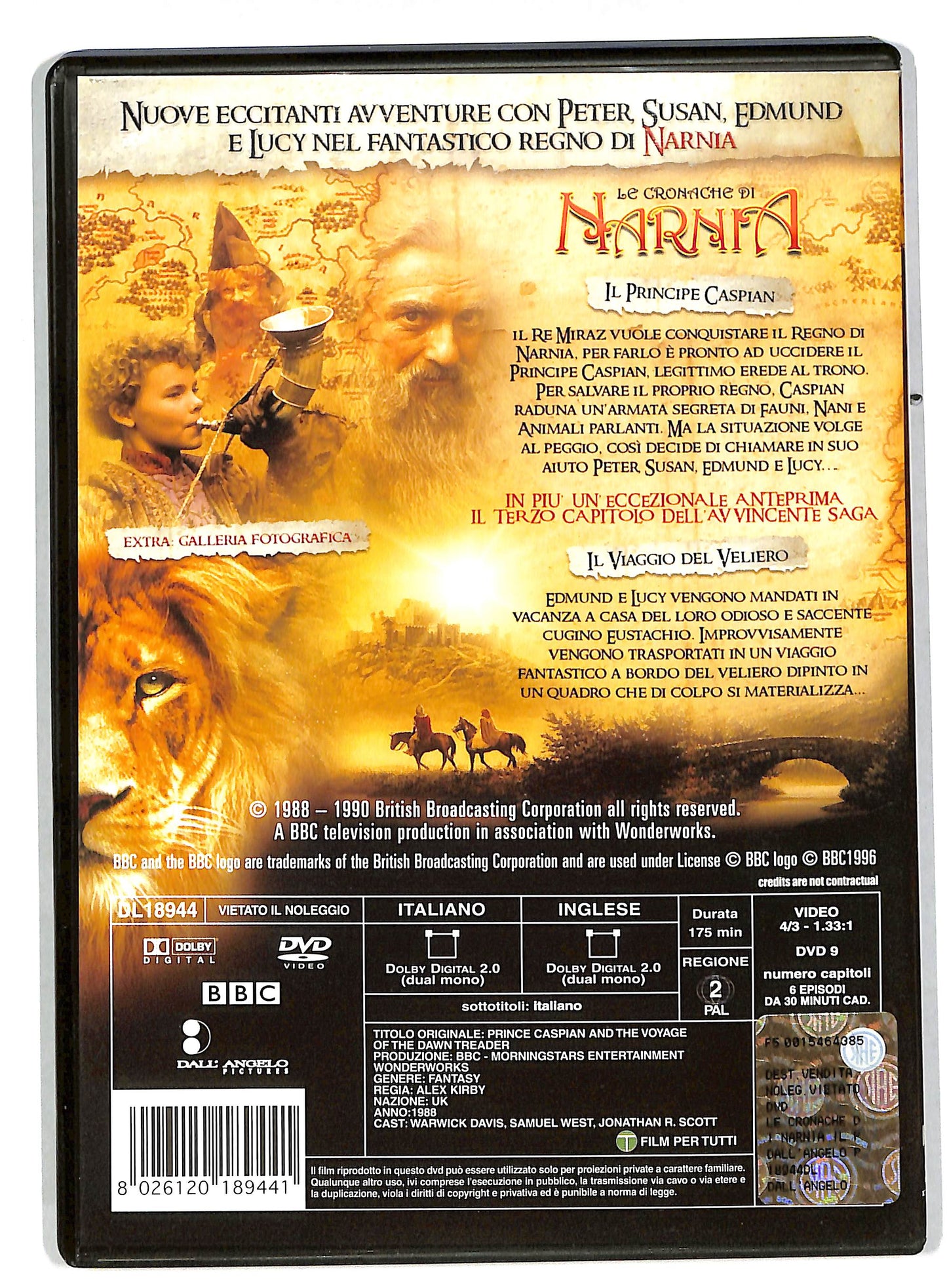 EBOND Le cronache di Narnia - il principe caspian e il viaggio DVD DB578641