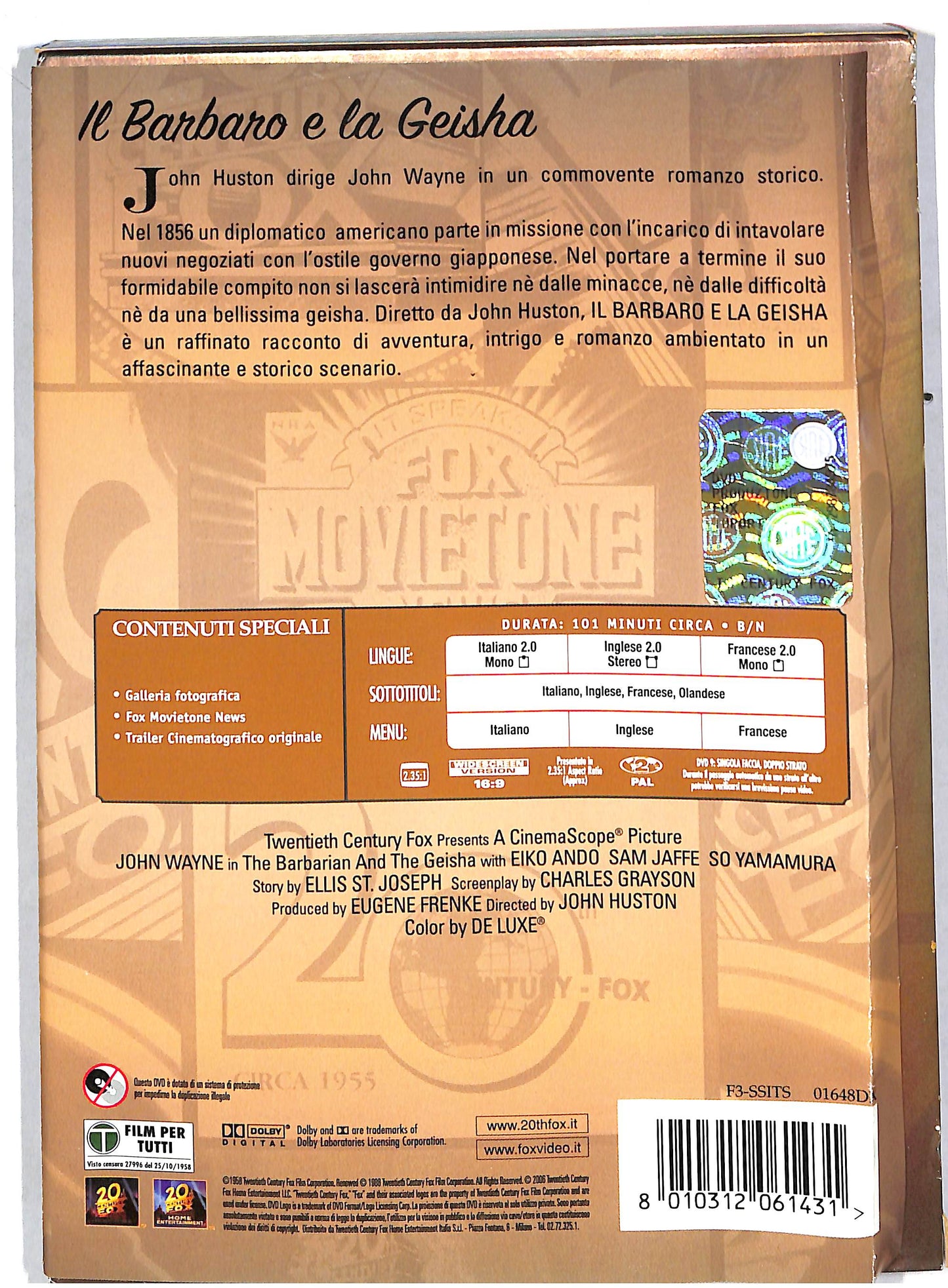 EBOND Il barbaro e la Geisha SLIPCASE DVD DB578910