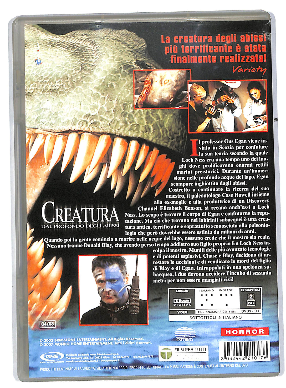 EBOND Creatura - Dal profondo degli abissi DVD DB578922