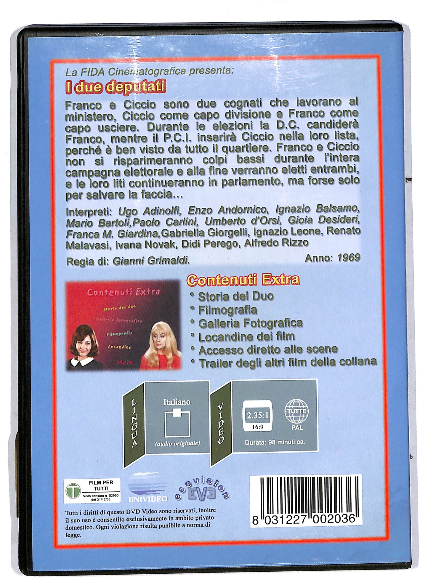 EBOND I 2 Deputati DVD DB578942