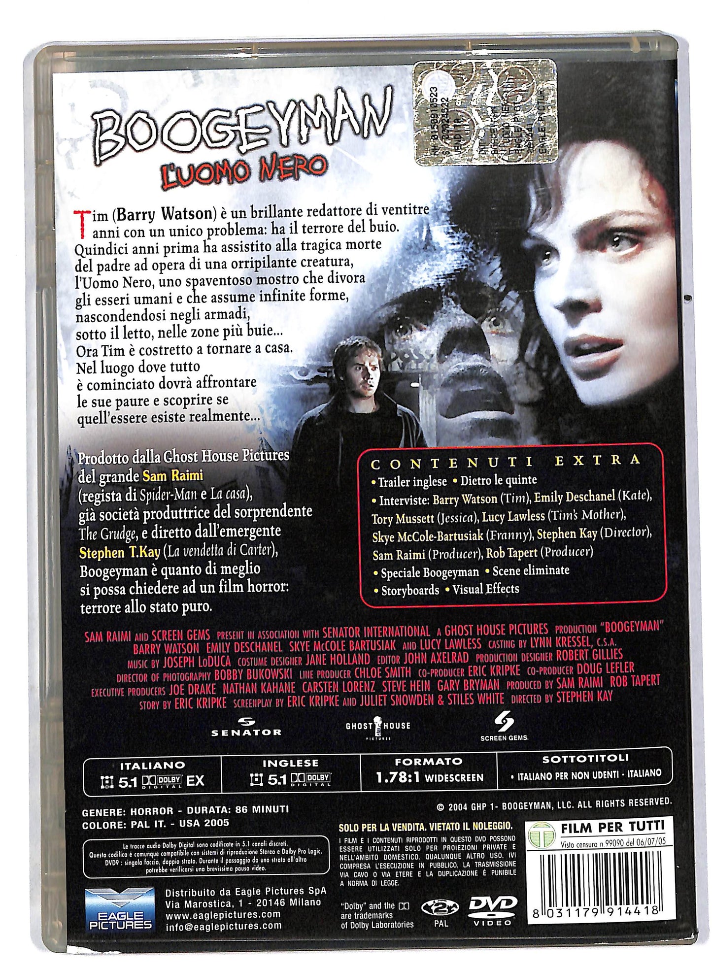 EBOND Boogeyman - L'uomo Nero DVD DB578944