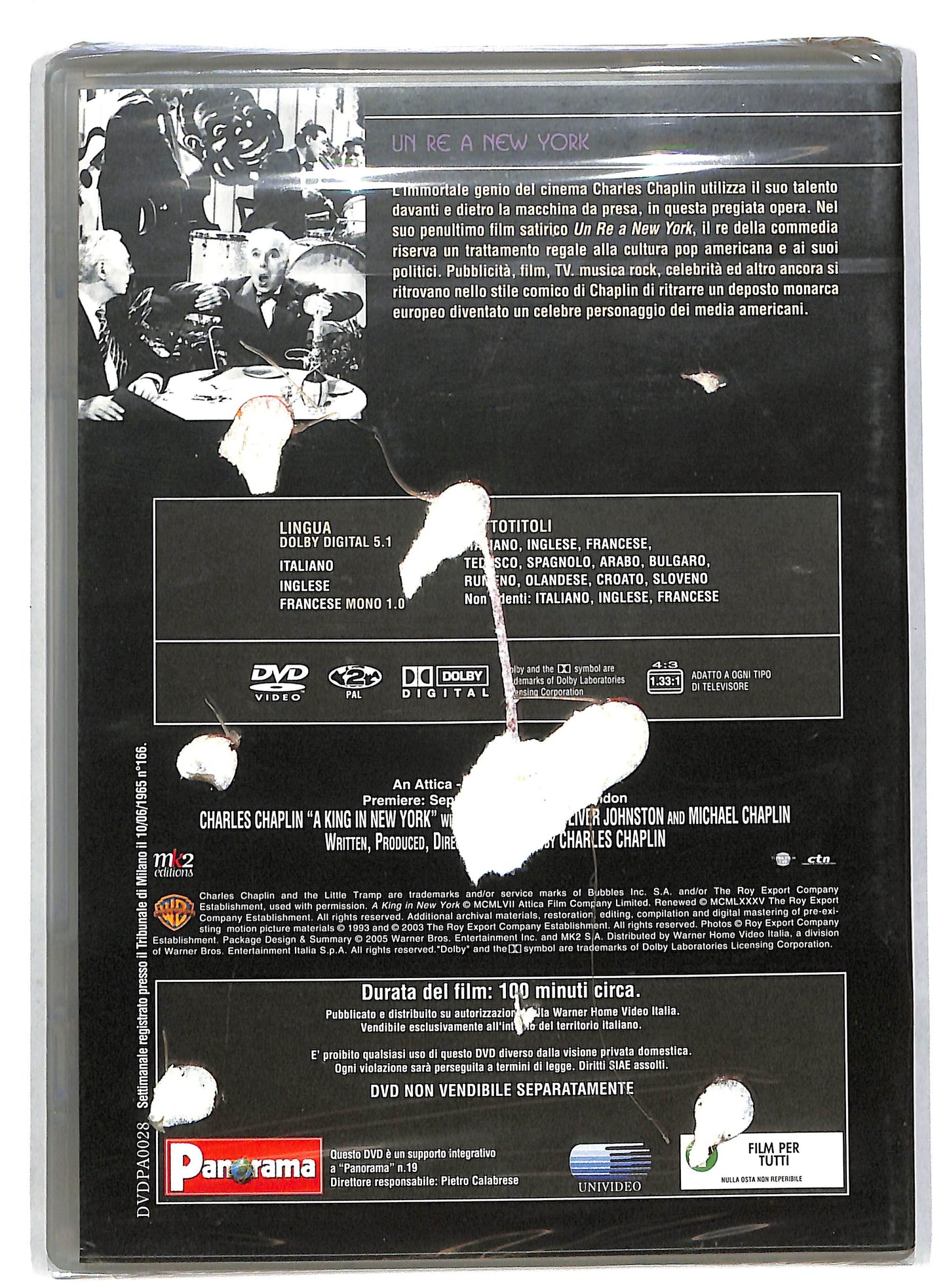 EBOND Un re a New York EDITORIALE DVD DB579411
