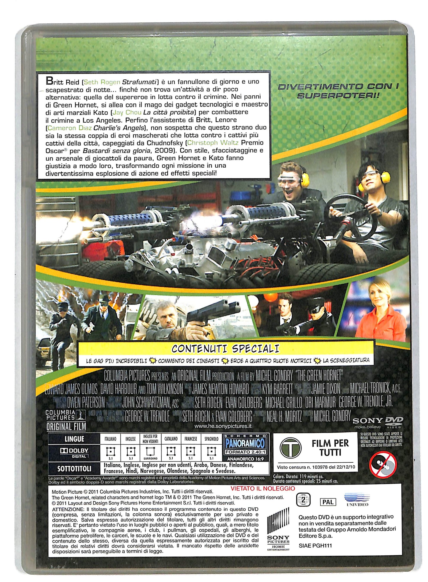EBOND The Green Hornet EDITORIALE DVD DB579412