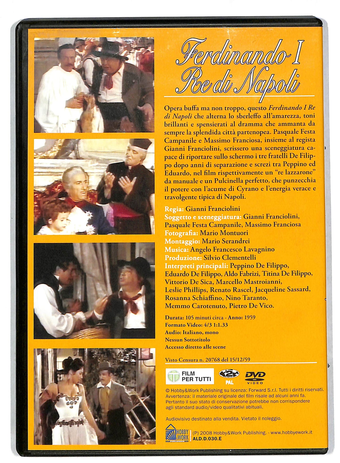 EBOND Ferdinando I° re di Napoli EDITORIALE DVD DB579433