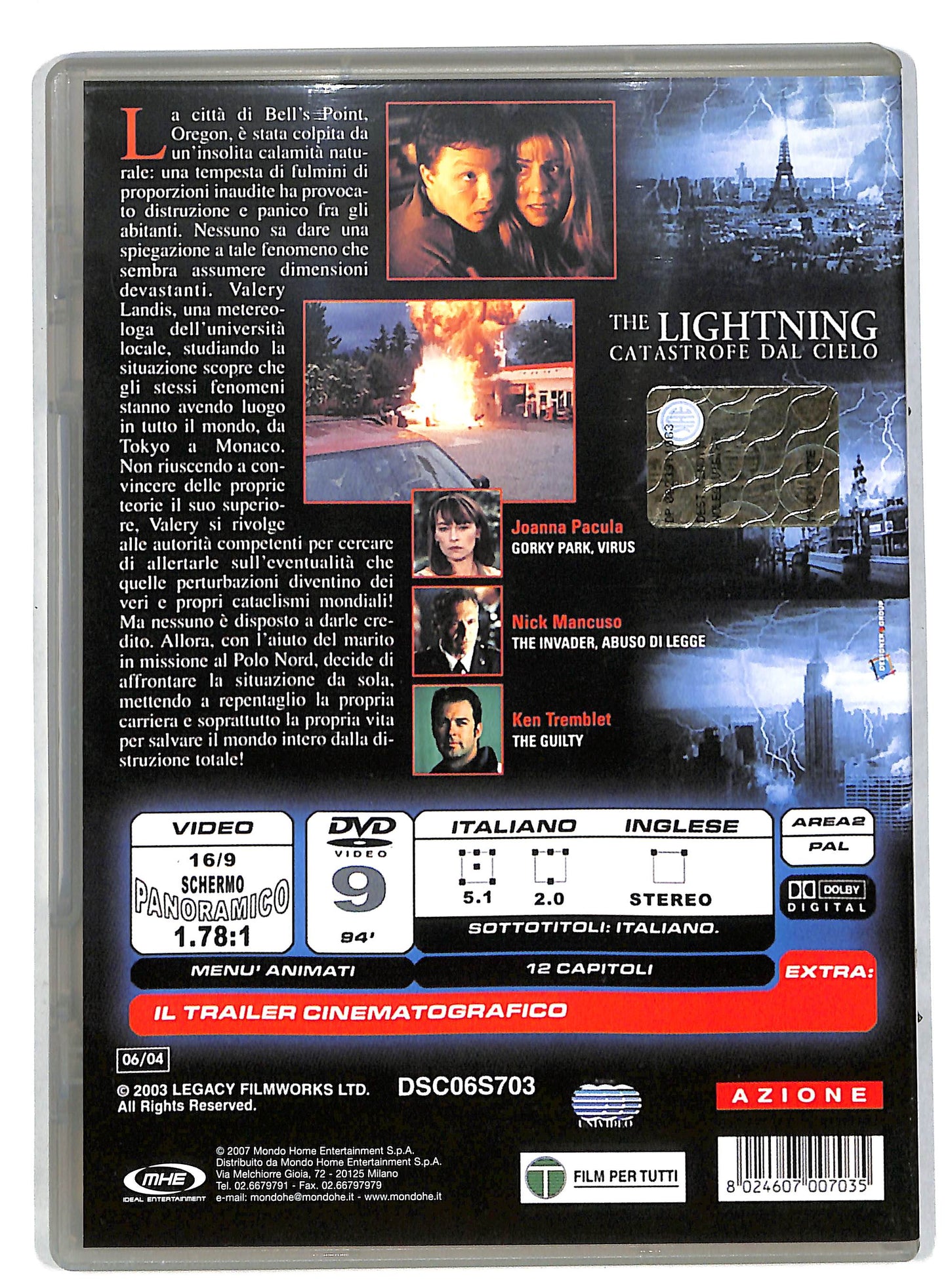 EBOND The lightning - I fulmini della morte DVD DB579443