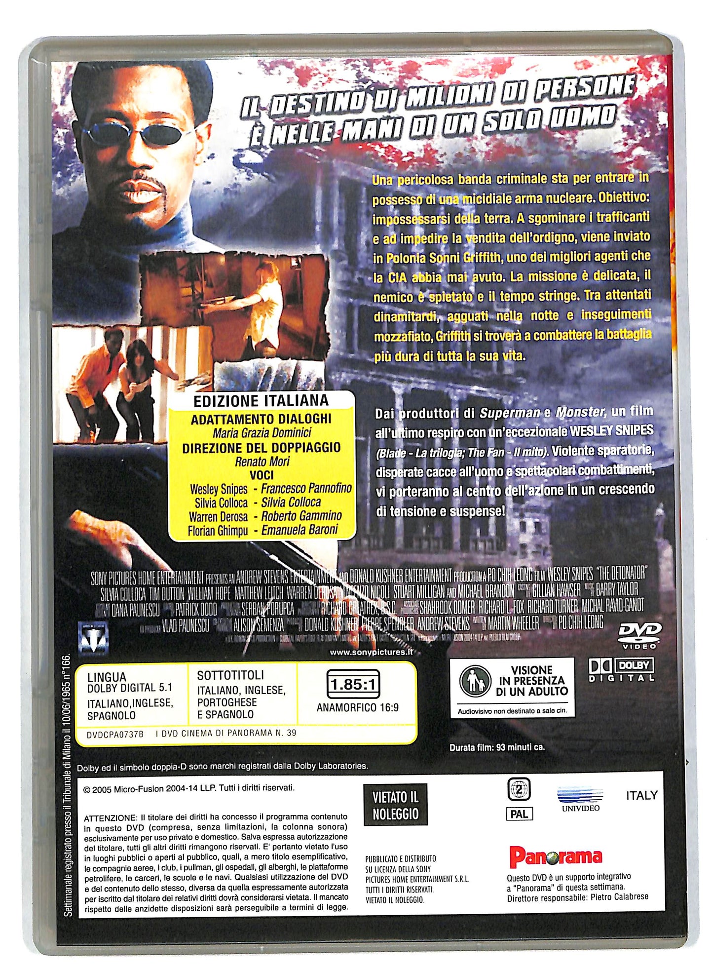 EBOND Detonator gioco mortale EDITORIALE DVD DB579604