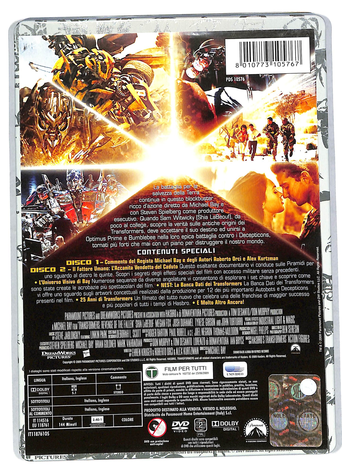 EBOND Transformers - La Vendetta Del EDIZIONE SPECIALE DVD DB579611