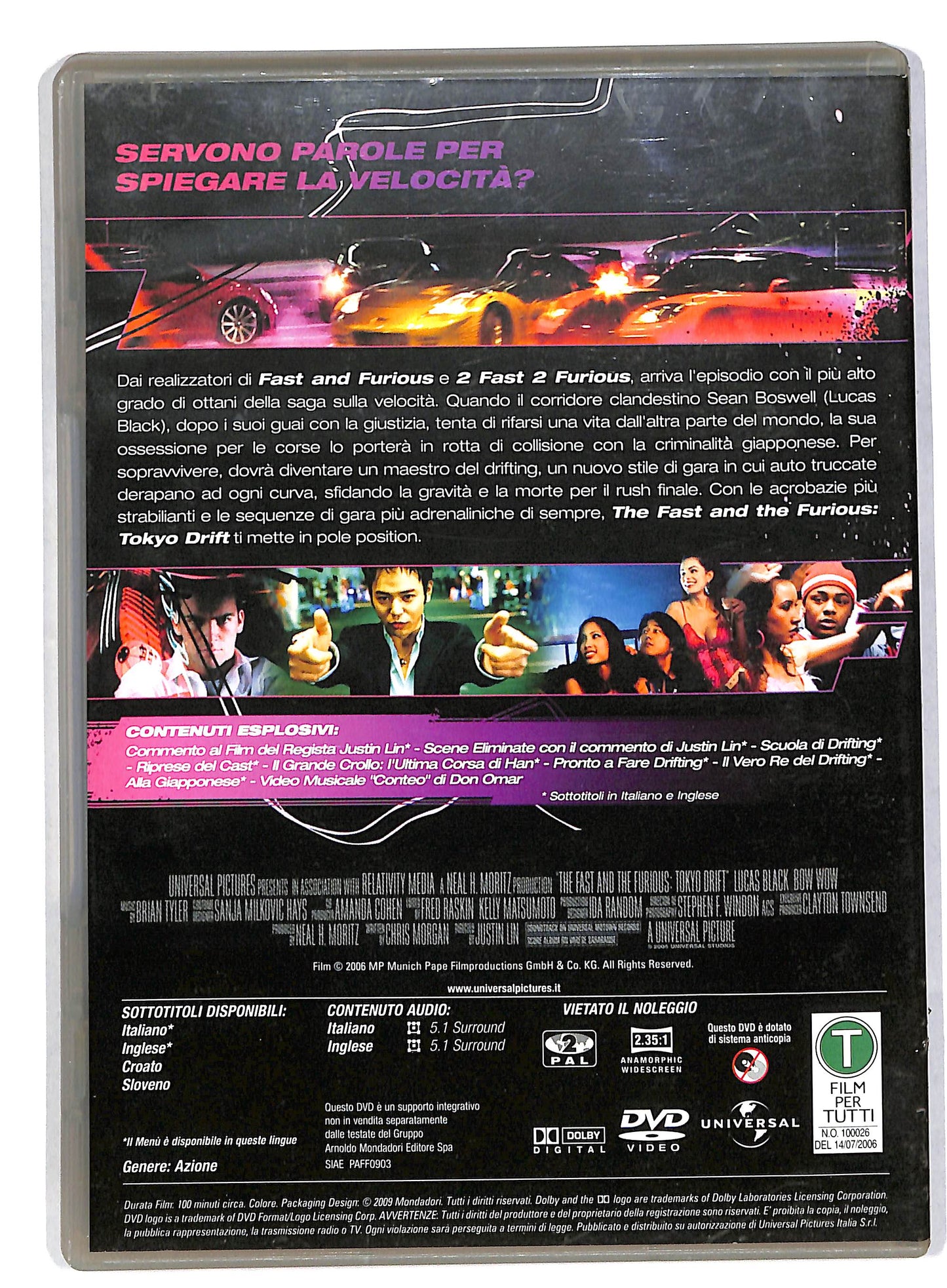 EBOND The Fast And The Furious - Tokyo Drift EDITORIALE DVD DB579612