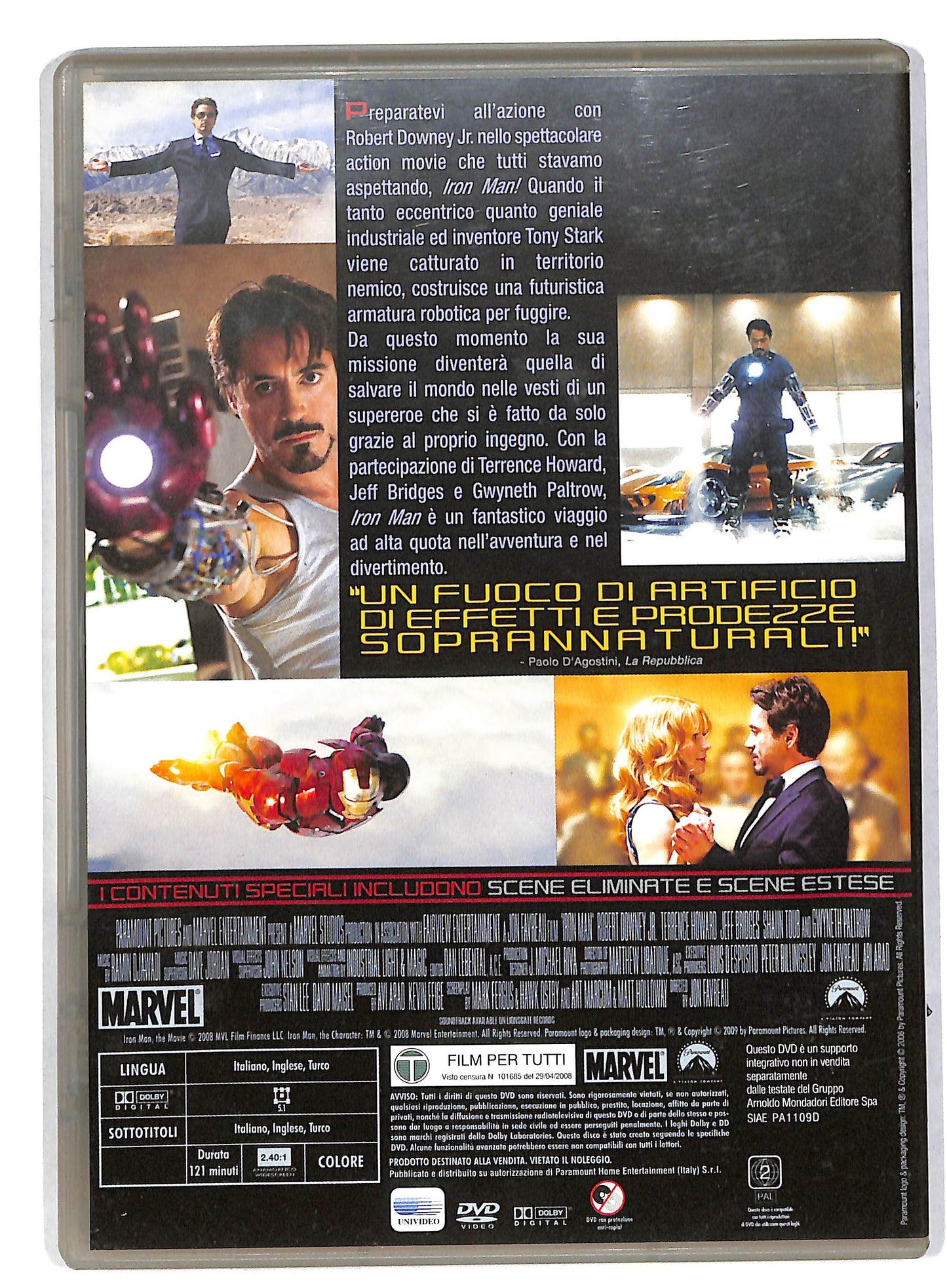 EBOND Iron man EDITORIALE DVD DB579614