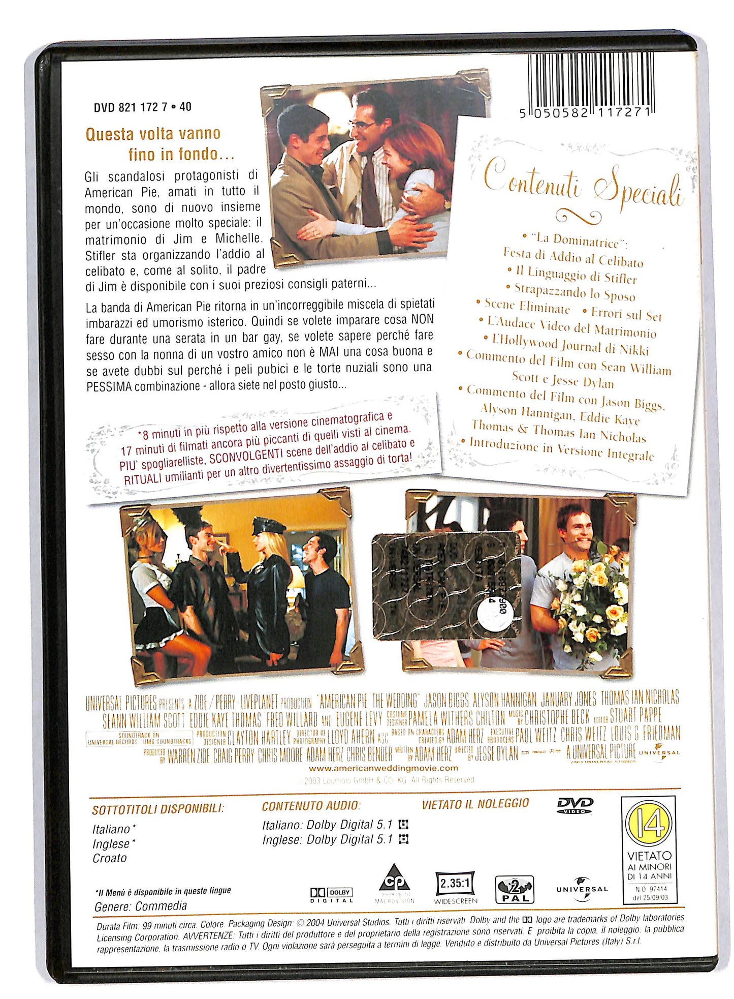 EBOND American Pie - Il matrimonio Versione Integrale DVD DB579629