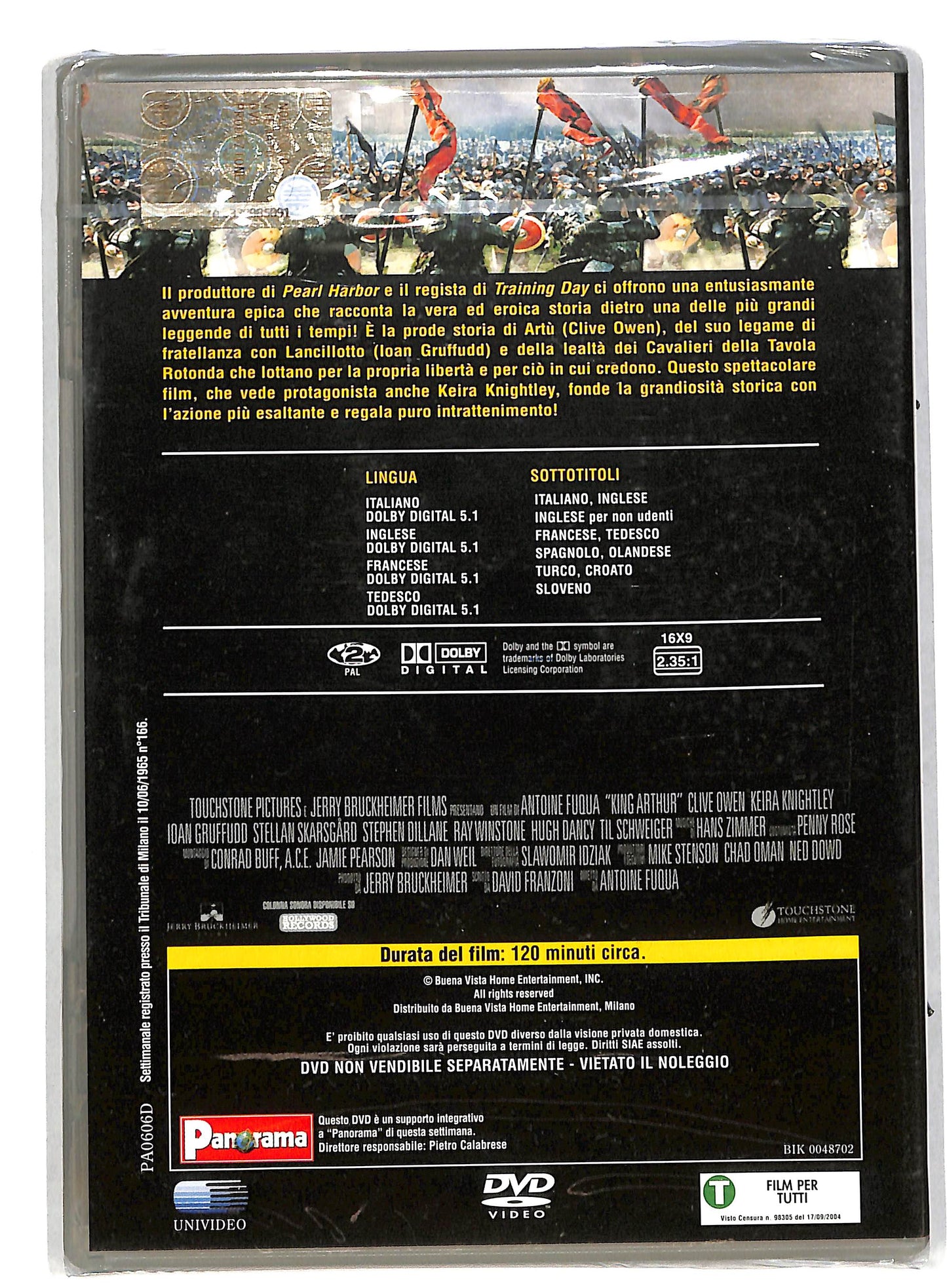 EBOND King Arthur EDITORIALE DVD DB579862