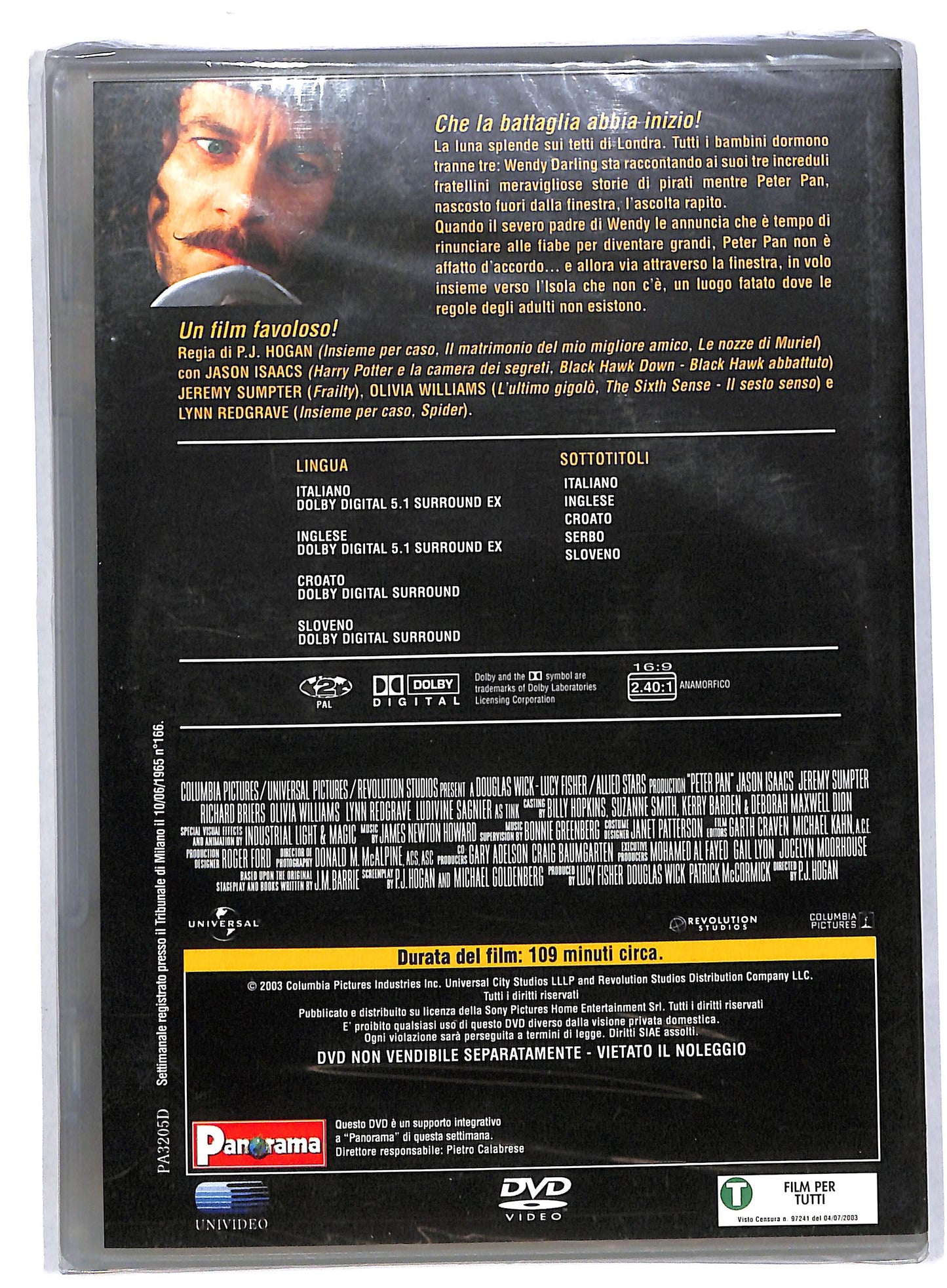 EBOND Peter Pan EDITORIALE DVD DB580110
